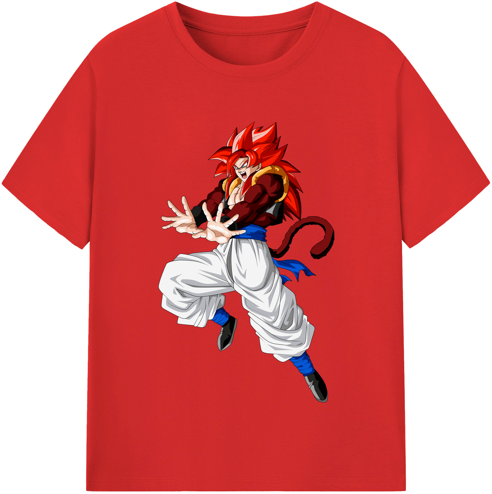 （画像用） ドラゴンボール 孫悟空（そん ごくう）Son Goku カカロット DRAGON BALL Kakarotto レディースカジュアルプリントTシャツ（綿100％）