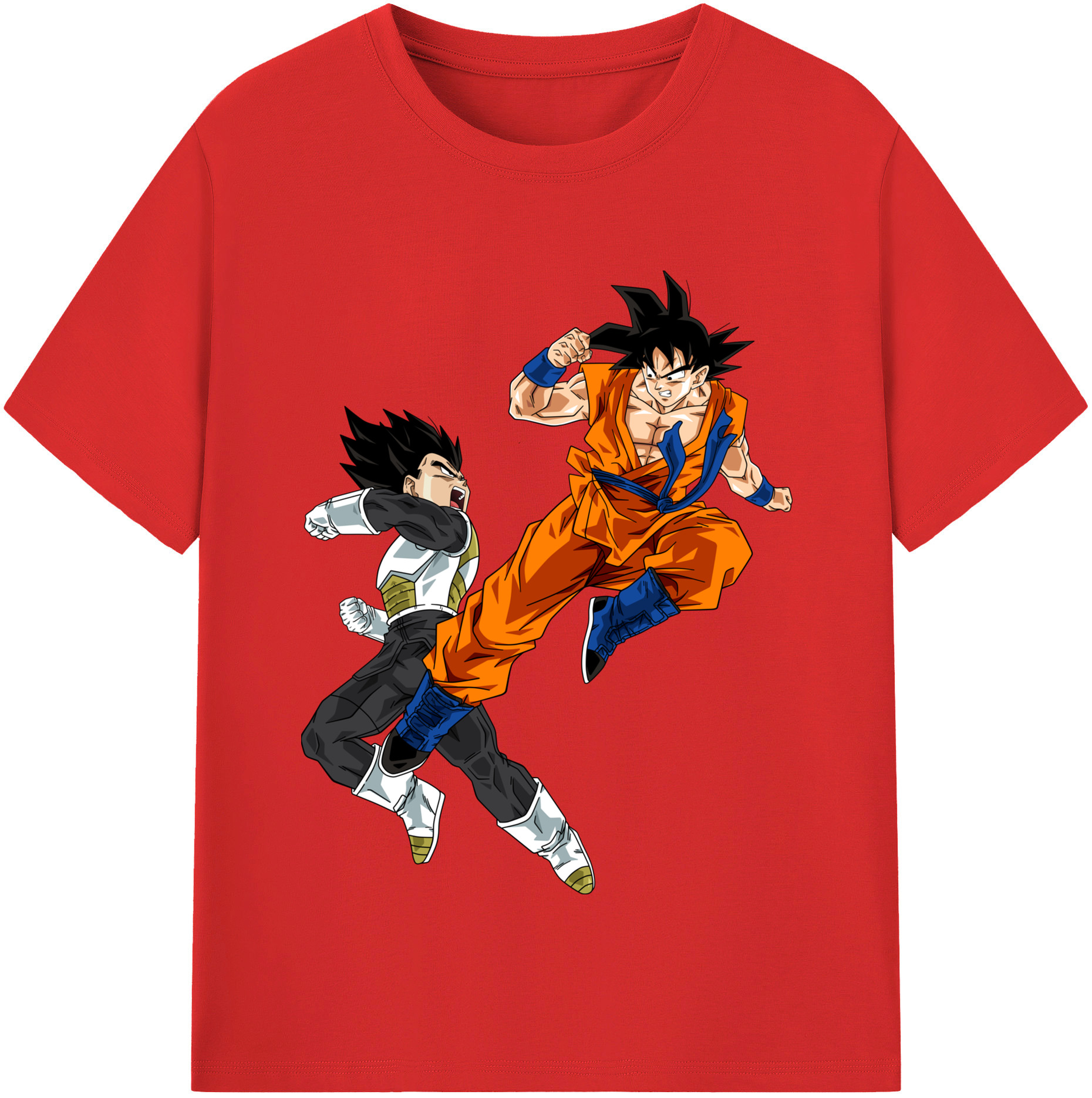 （画像用） ドラゴンボール 孫悟空（そん ごくう）Son Goku カカロット DRAGON BALL Kakarotto レディースカジュアルプリントTシャツ（綿100％）