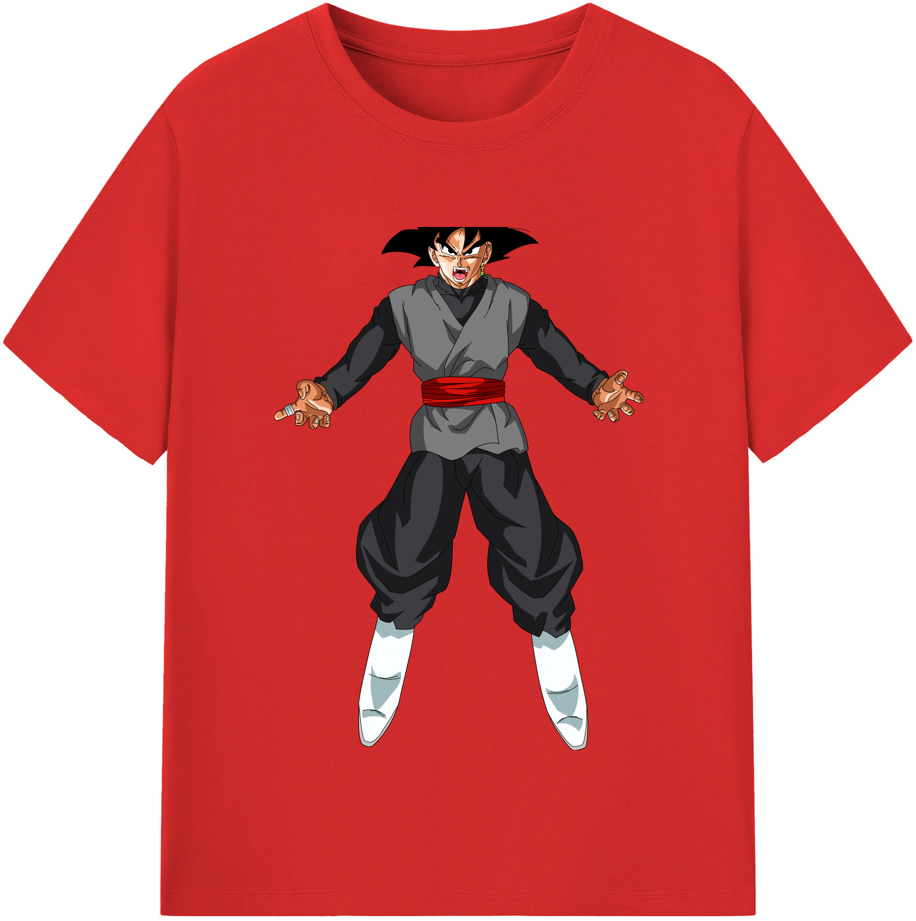 （画像用） ドラゴンボール ベジータ四世（Bejīta Yonsei）DRAGON BALL Vegeta IV レディースカジュアルプリントTシャツ（綿100％）