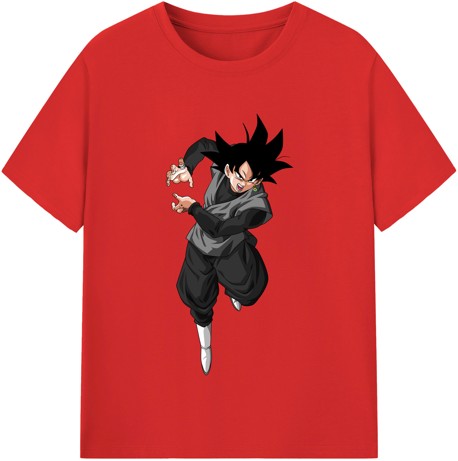 （画像用） ドラゴンボール ベジータ四世（Bejīta Yonsei）DRAGON BALL Vegeta IV レディースカジュアルプリントTシャツ（綿100％）