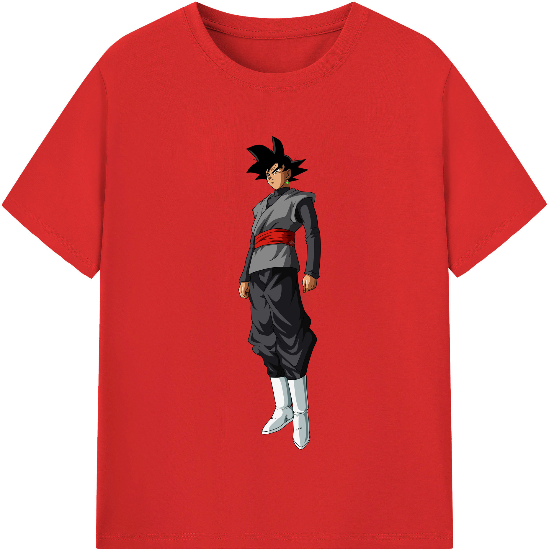 （画像用） ドラゴンボール ベジータ四世（Bejīta Yonsei）DRAGON BALL Vegeta IV レディースカジュアルプリントTシャツ（綿100％）