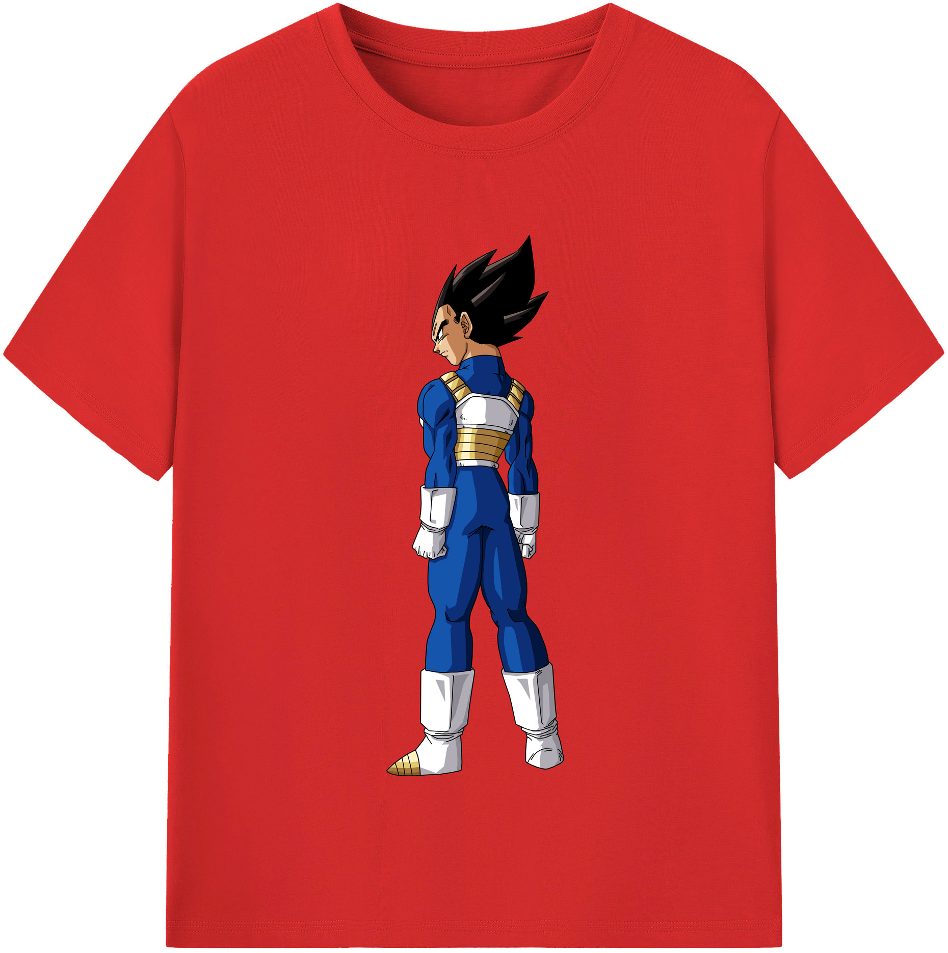 （画像用） ドラゴンボール ベジータ四世（Bejīta Yonsei）DRAGON BALL Vegeta IV レディースカジュアルプリントTシャツ（綿100％）