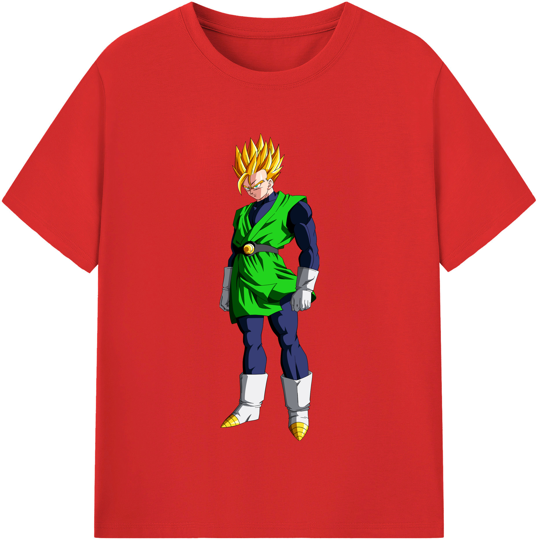 （画像用） ドラゴンボール 孫 悟飯（そんごはん）DRAGON BALL Son Gohan レディースカジュアルプリントTシャツ（綿100％）