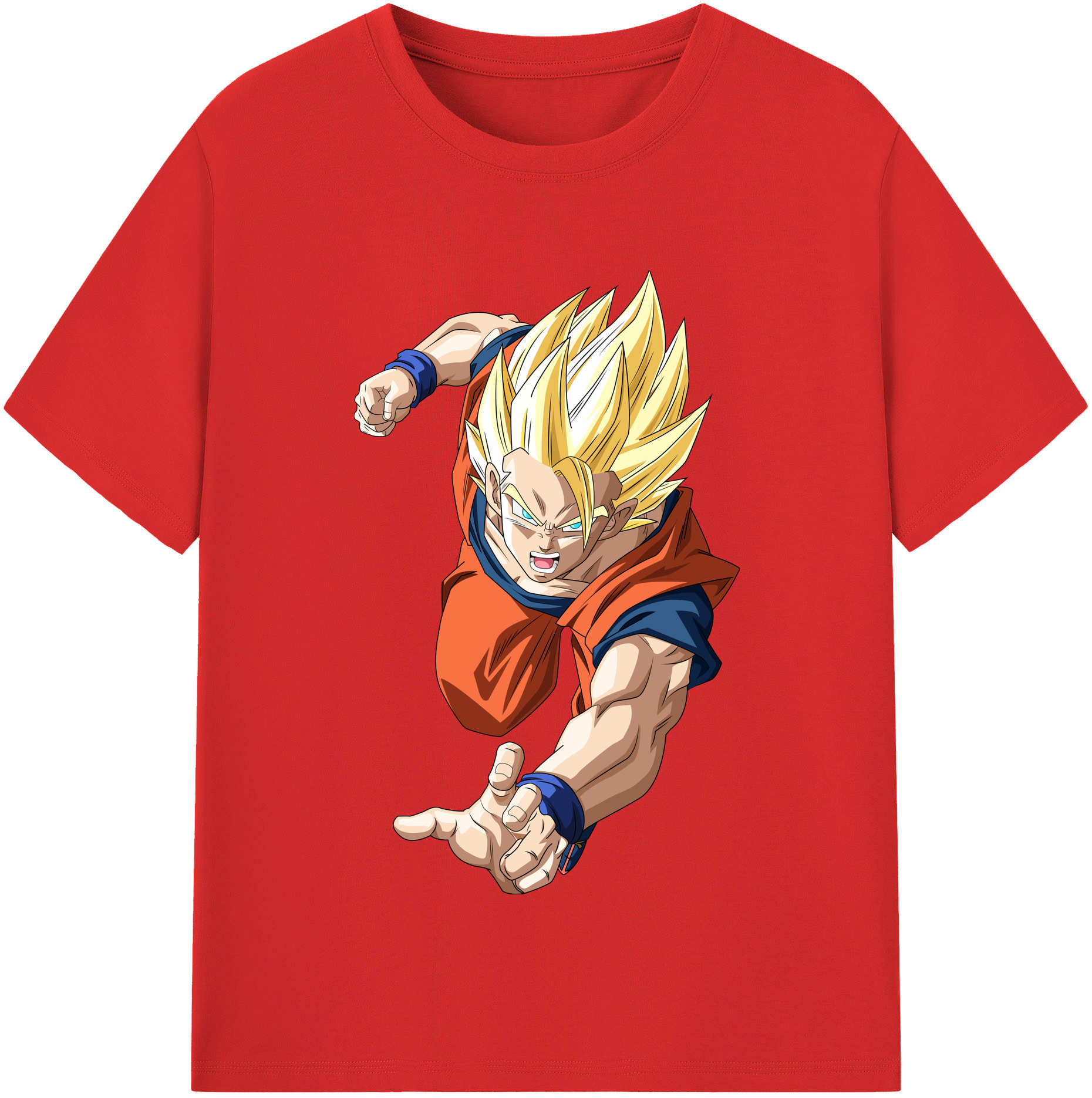 （画像用） ドラゴンボール 孫 悟飯（そんごはん）DRAGON BALL Son Gohan レディースカジュアルプリントTシャツ（綿100％）