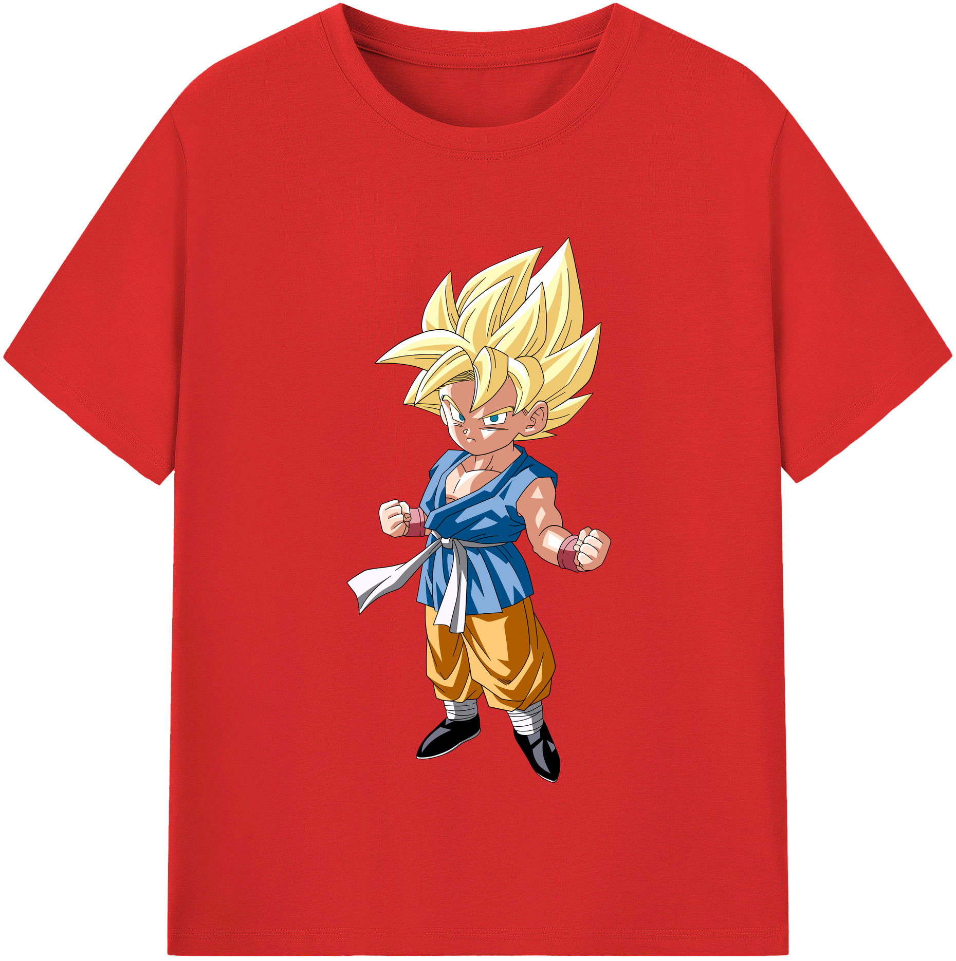 （画像用） ドラゴンボール 孫 悟飯（そんごはん）DRAGON BALL Son Gohan レディースカジュアルプリントTシャツ（綿100％）