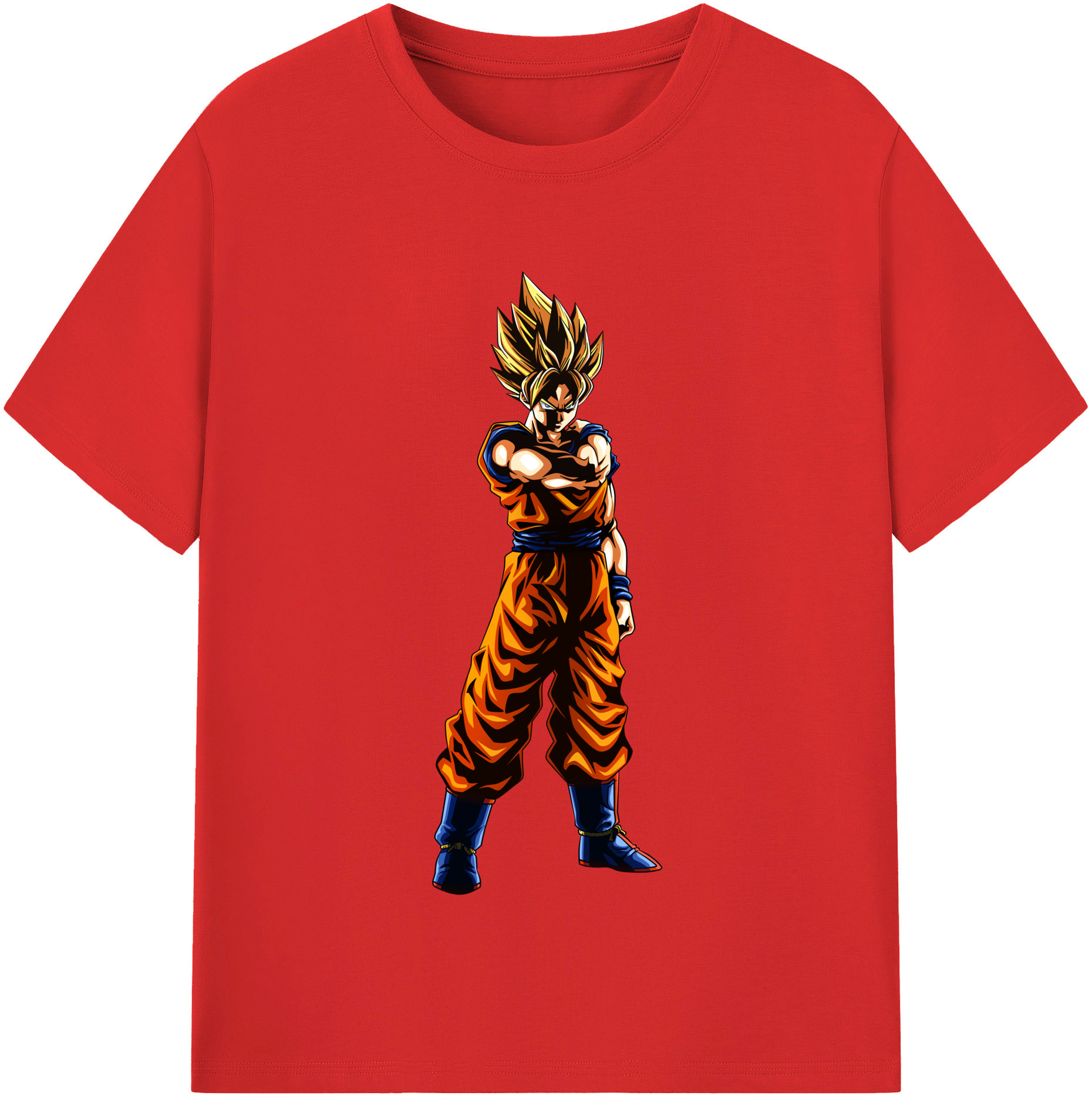 （画像用） ドラゴンボール 孫 悟飯（そんごはん）DRAGON BALL Son Gohan レディースカジュアルプリントTシャツ（綿100％）