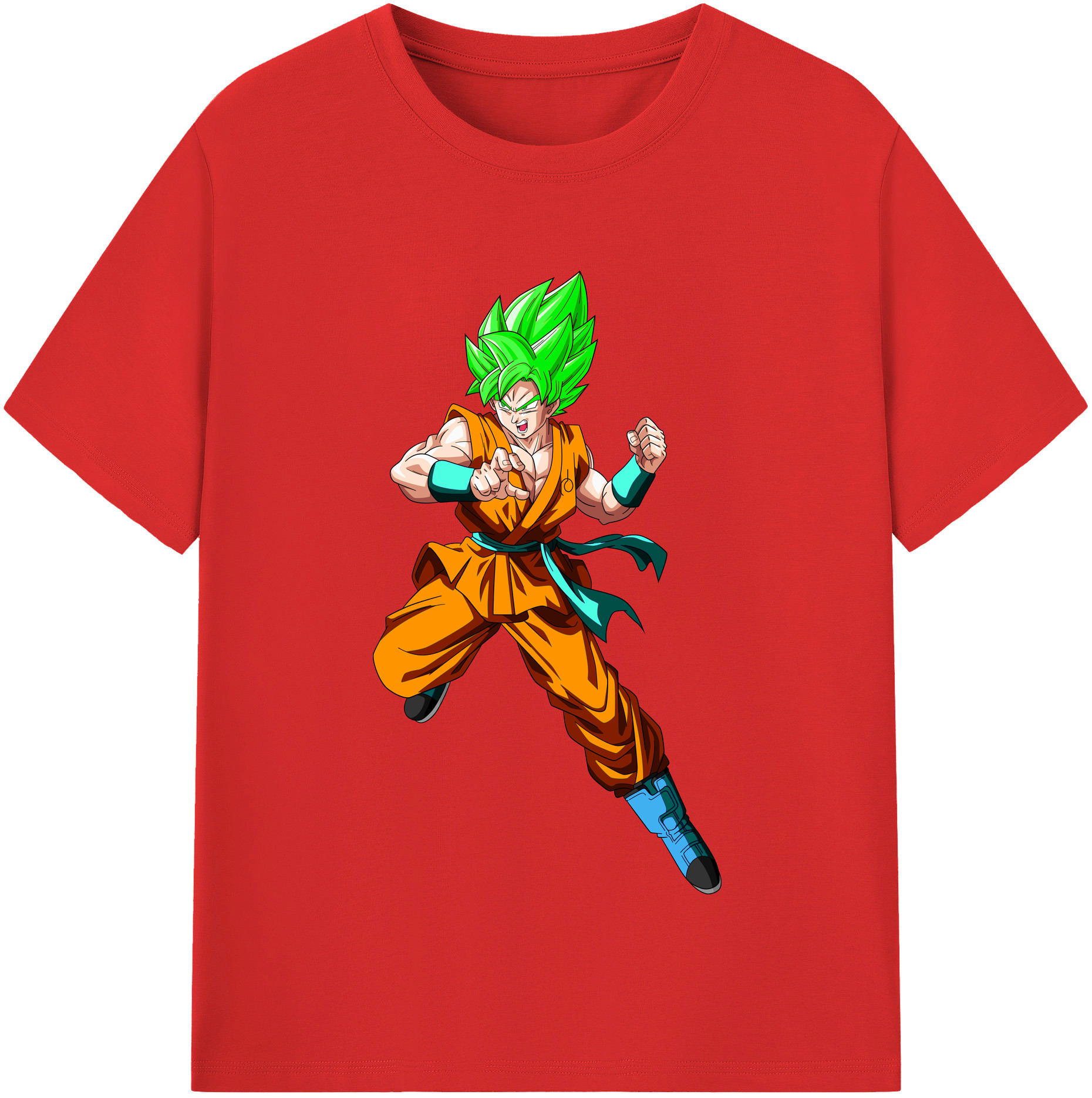 （画像用） ドラゴンボール 孫 悟飯（そんごはん）DRAGON BALL Son Gohan レディースカジュアルプリントTシャツ（綿100％）