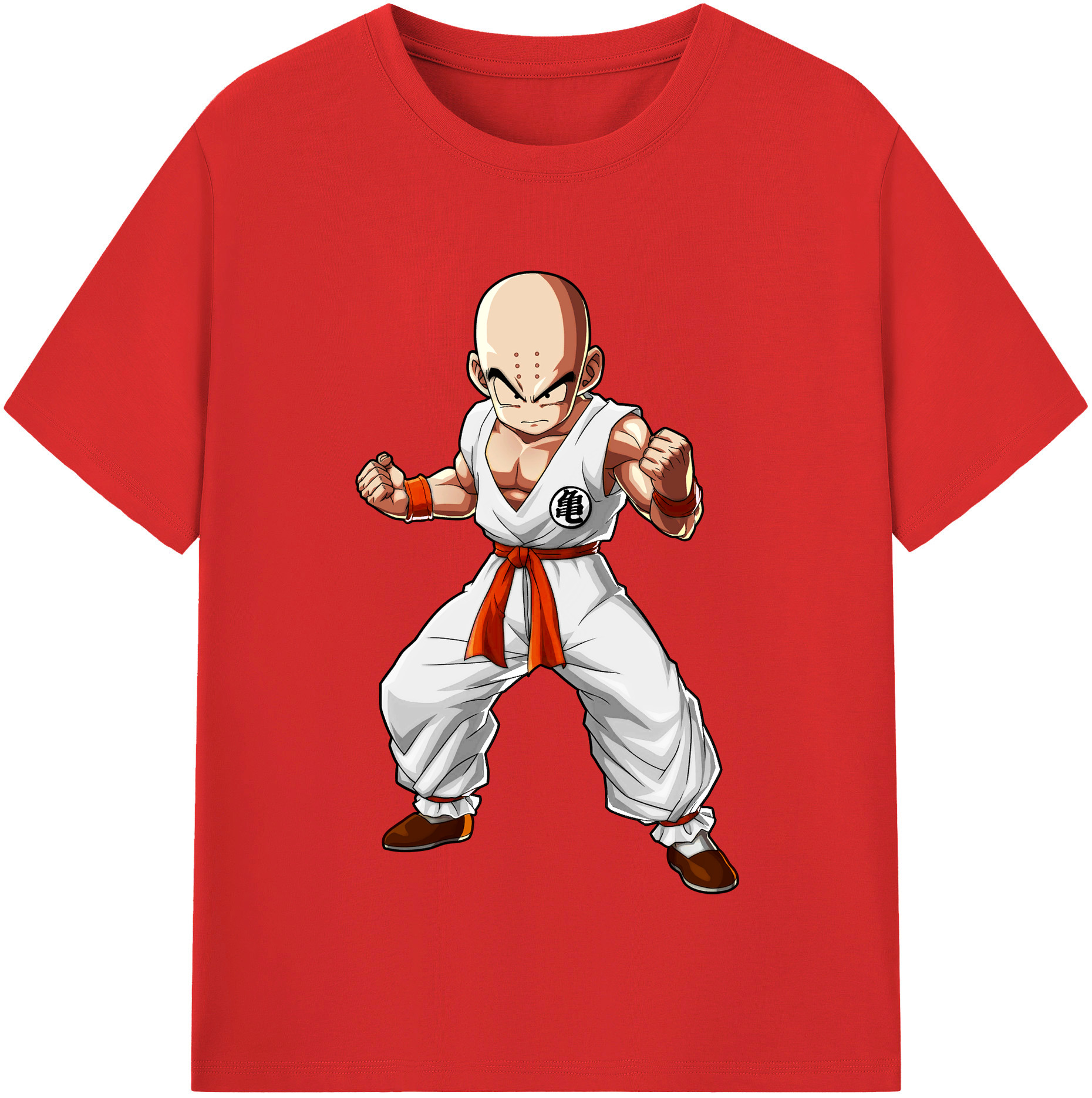 （画像用） ドラゴンボール クリリン DRAGON BALL krillin レディースカジュアルプリントTシャツ（綿100％）
