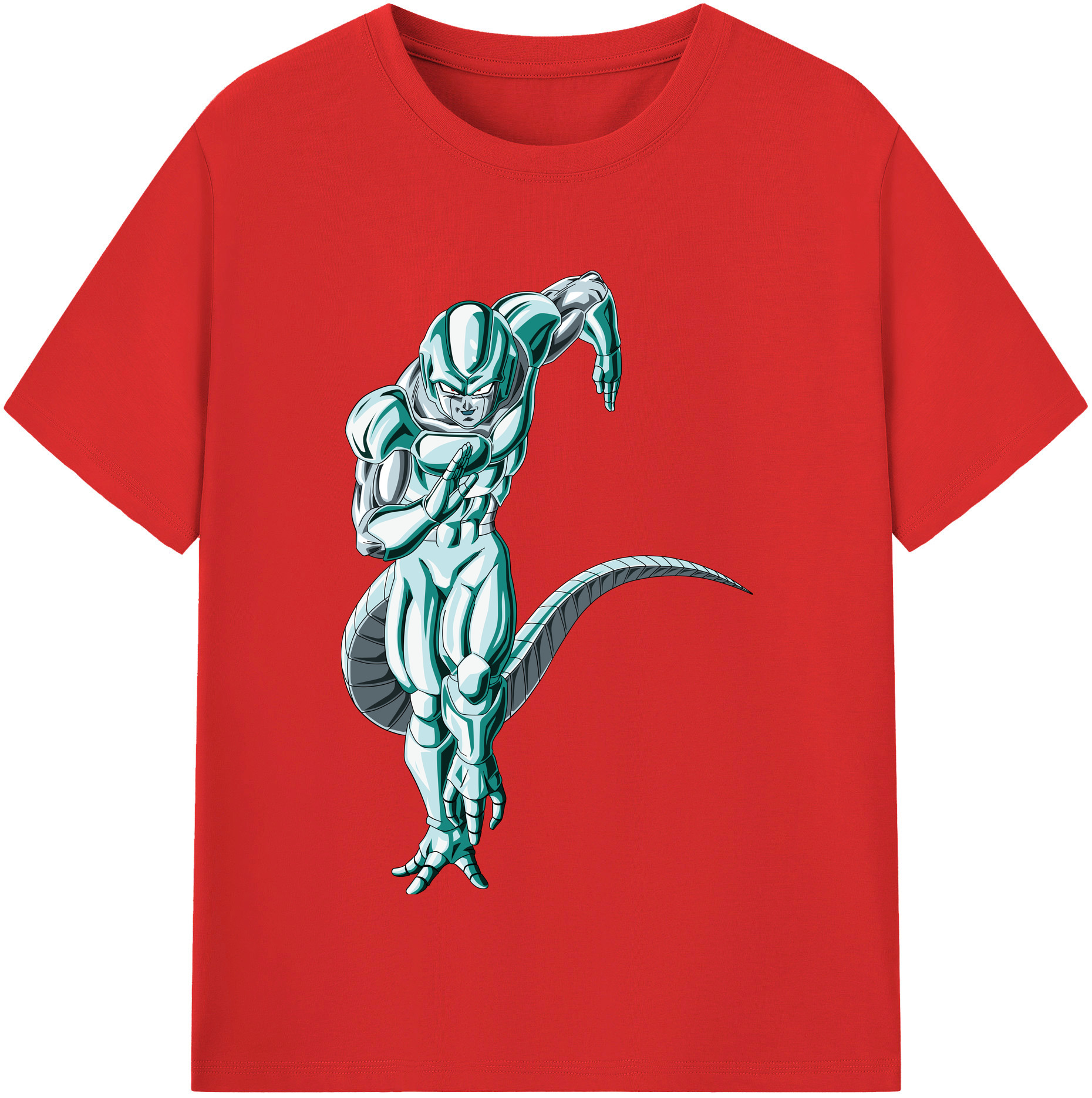 （画像用） ドラゴンボール フリーザ DRAGON BALL Frieza レディースカジュアルプリントTシャツ（綿100％）