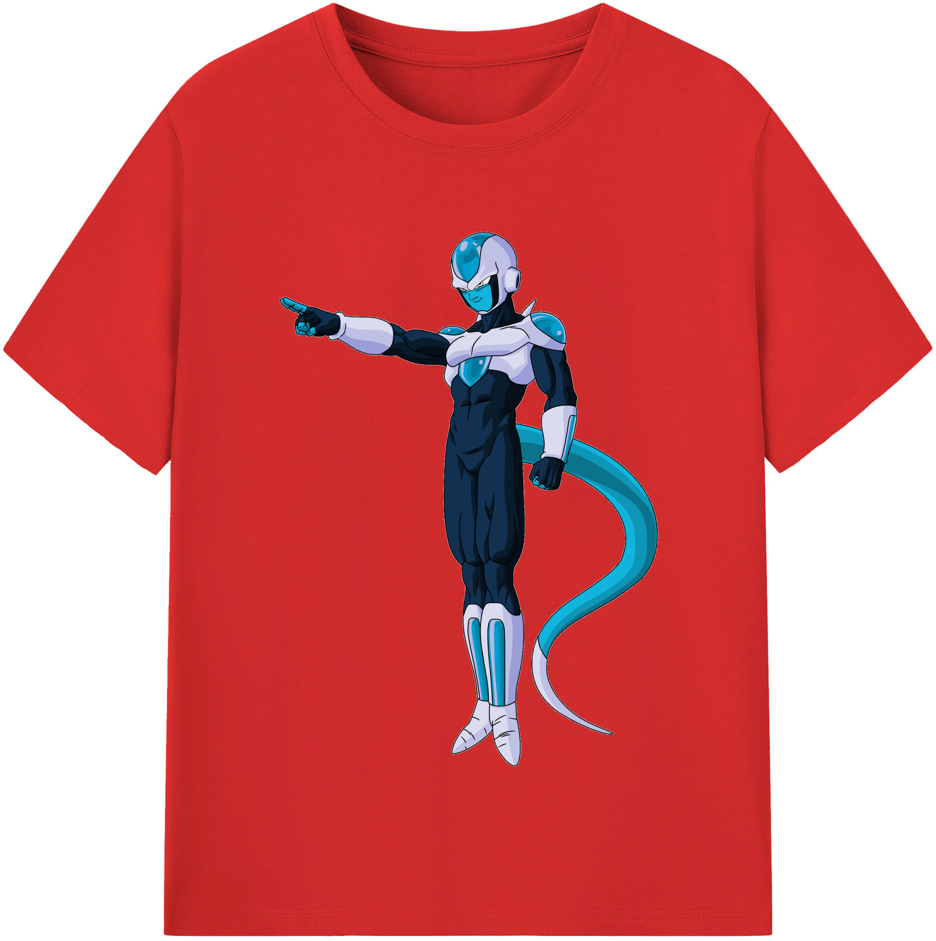 （画像用） ドラゴンボール フリーザ DRAGON BALL Frieza レディースカジュアルプリントTシャツ（綿100％）