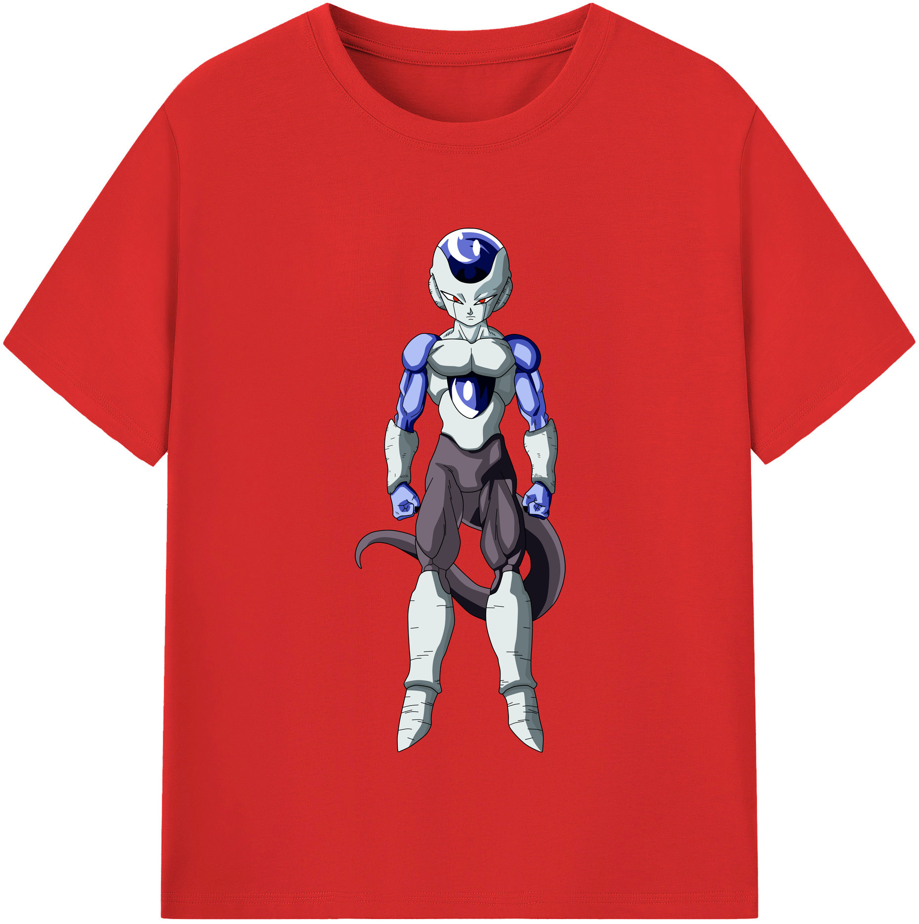 （画像用） ドラゴンボール フリーザ DRAGON BALL Frieza レディースカジュアルプリントTシャツ（綿100％）