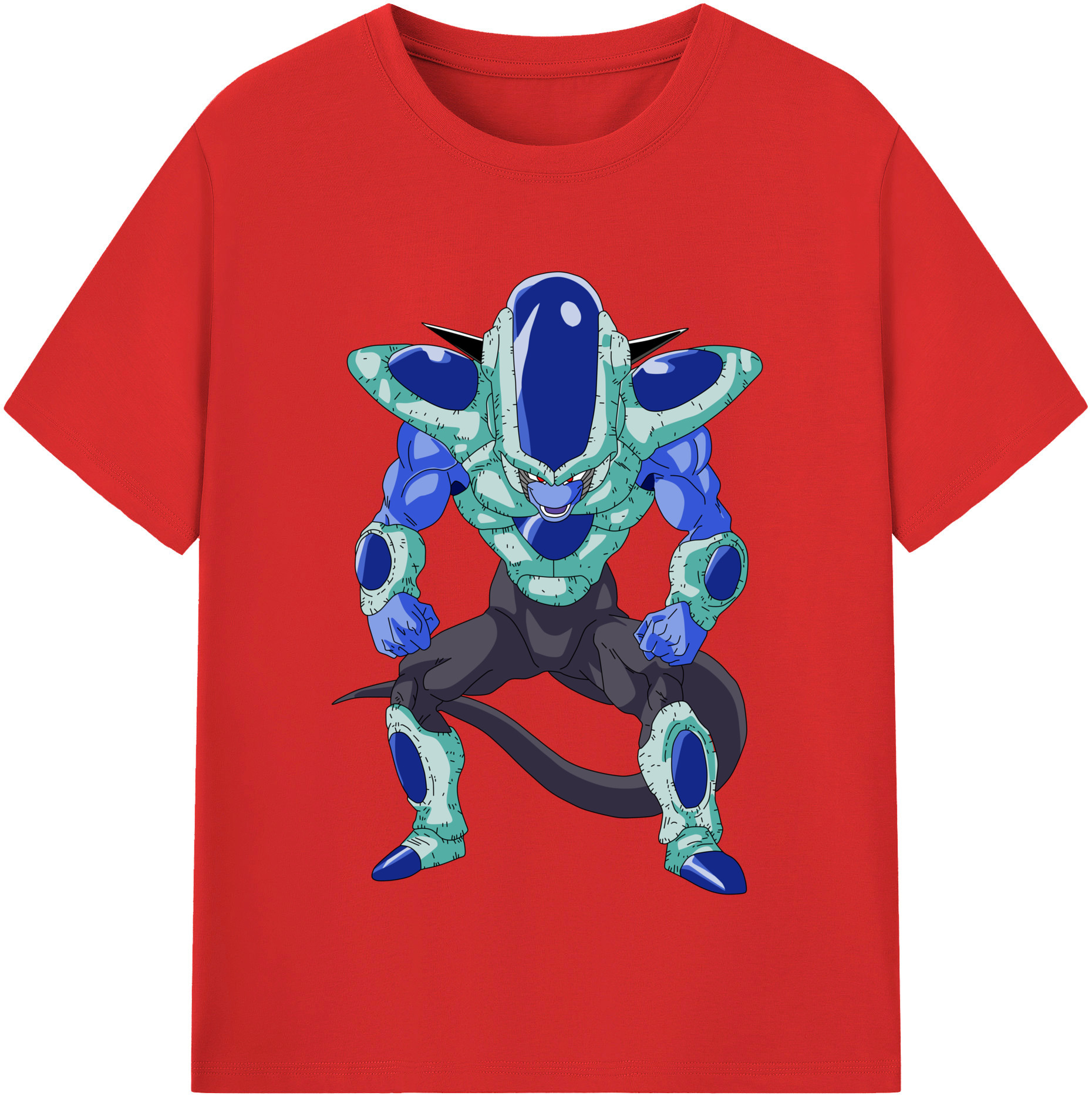 （画像用） ドラゴンボール フリーザ DRAGON BALL Frieza レディースカジュアルプリントTシャツ（綿100％）