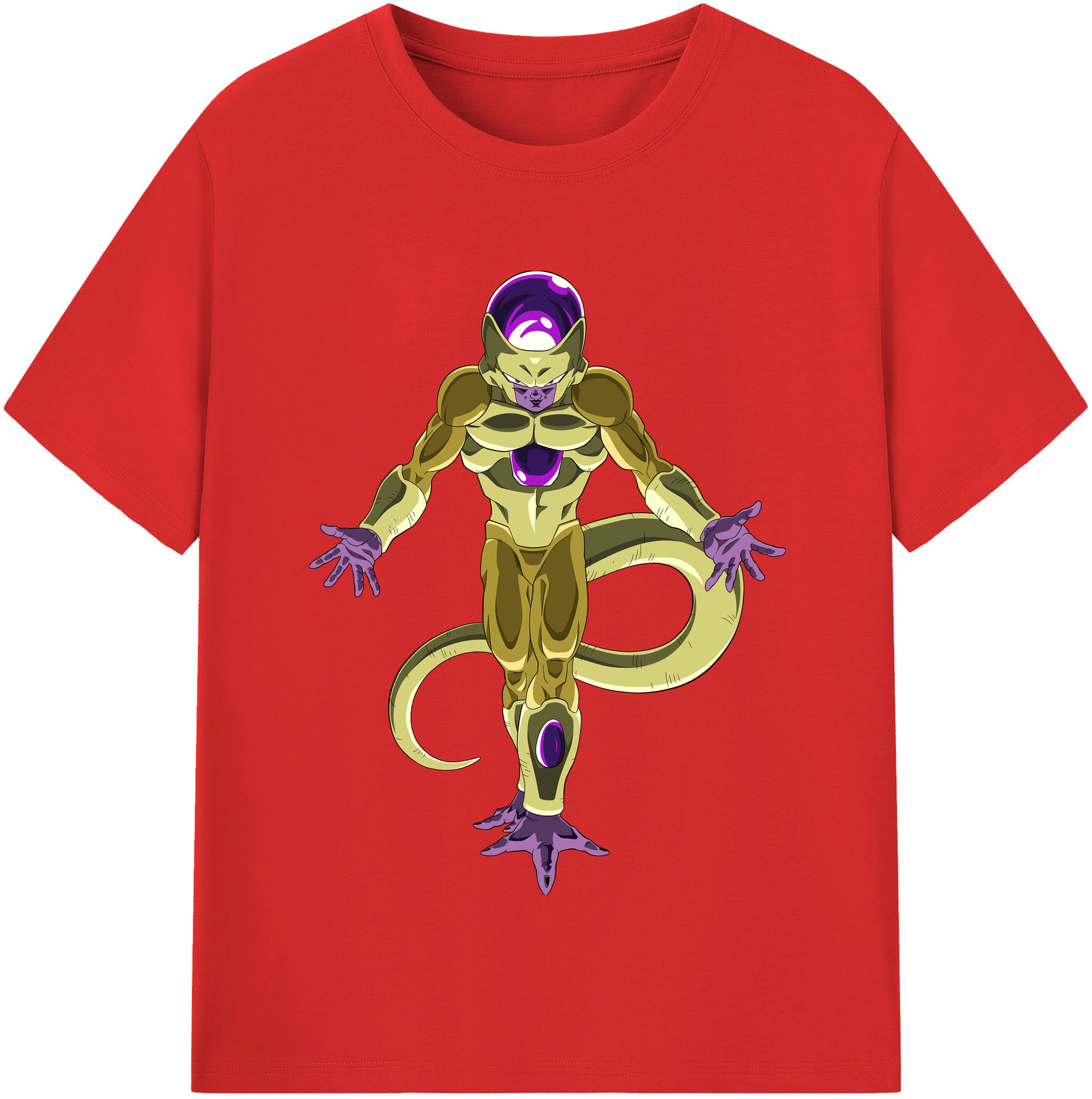 （画像用） ドラゴンボール フリーザ DRAGON BALL Frieza レディースカジュアルプリントTシャツ（綿100％）