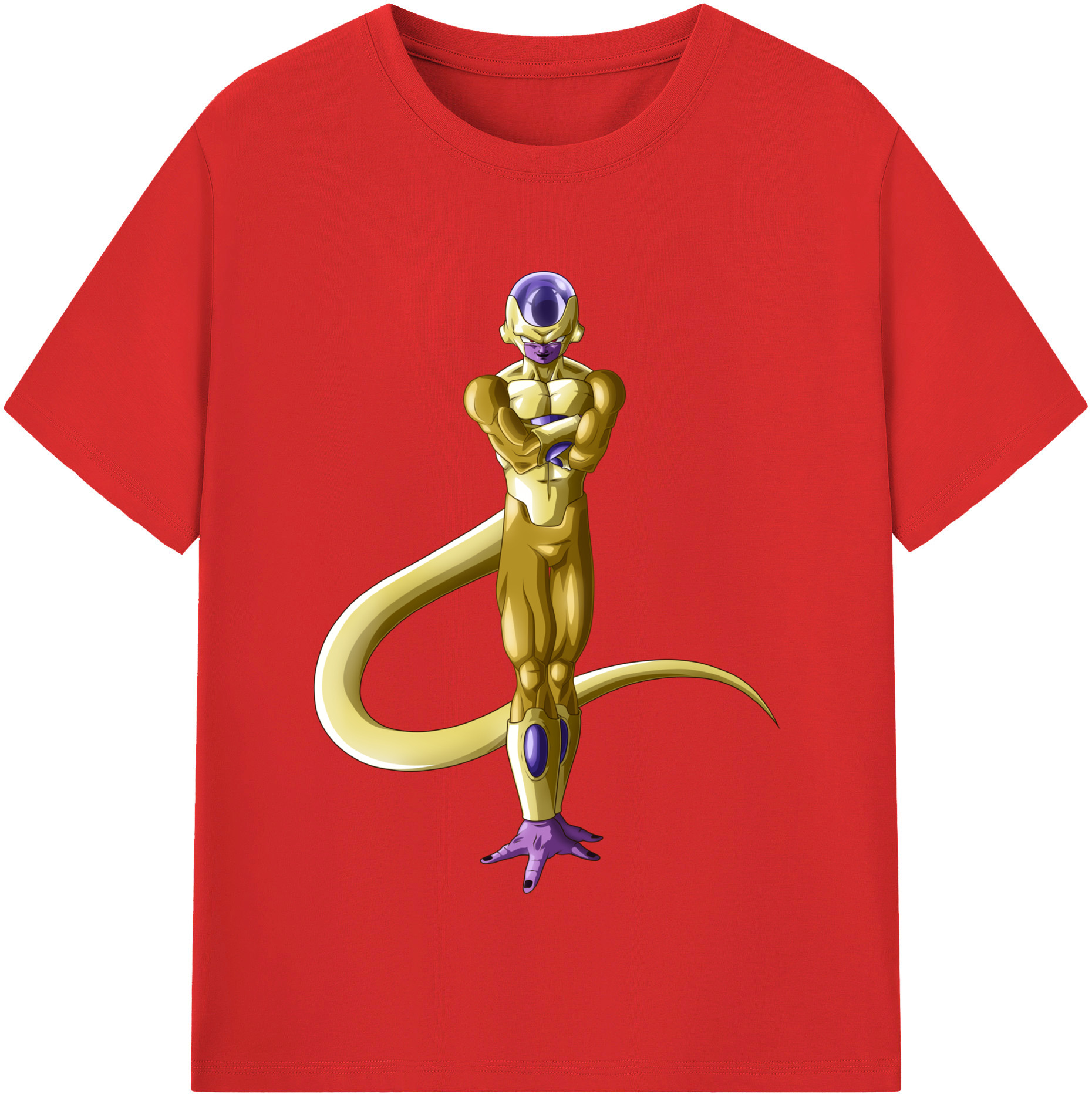 （画像用） ドラゴンボール フリーザ DRAGON BALL Frieza レディースカジュアルプリントTシャツ（綿100％）
