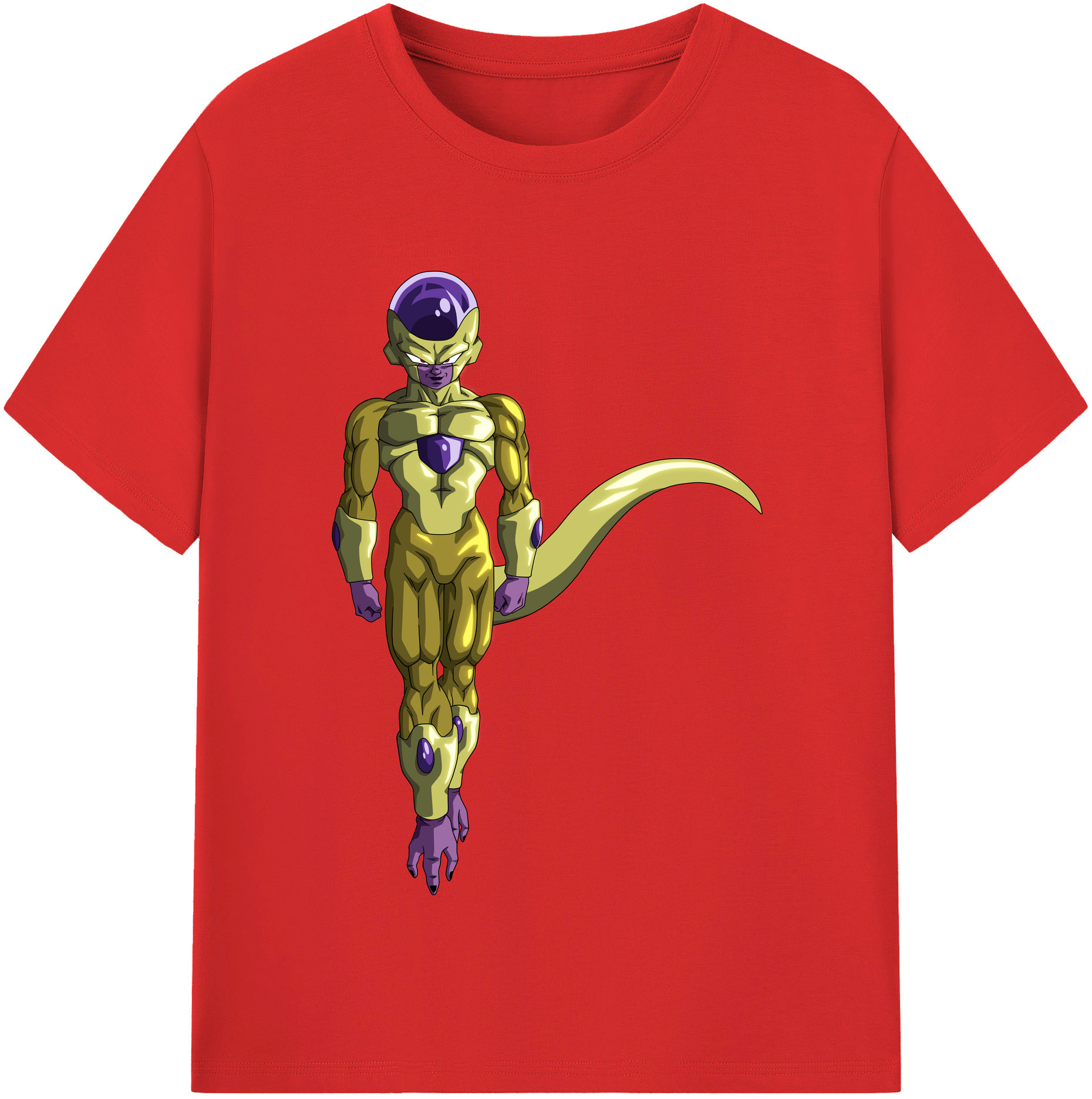 （画像用） ドラゴンボール フリーザ DRAGON BALL Frieza レディースカジュアルプリントTシャツ（綿100％）