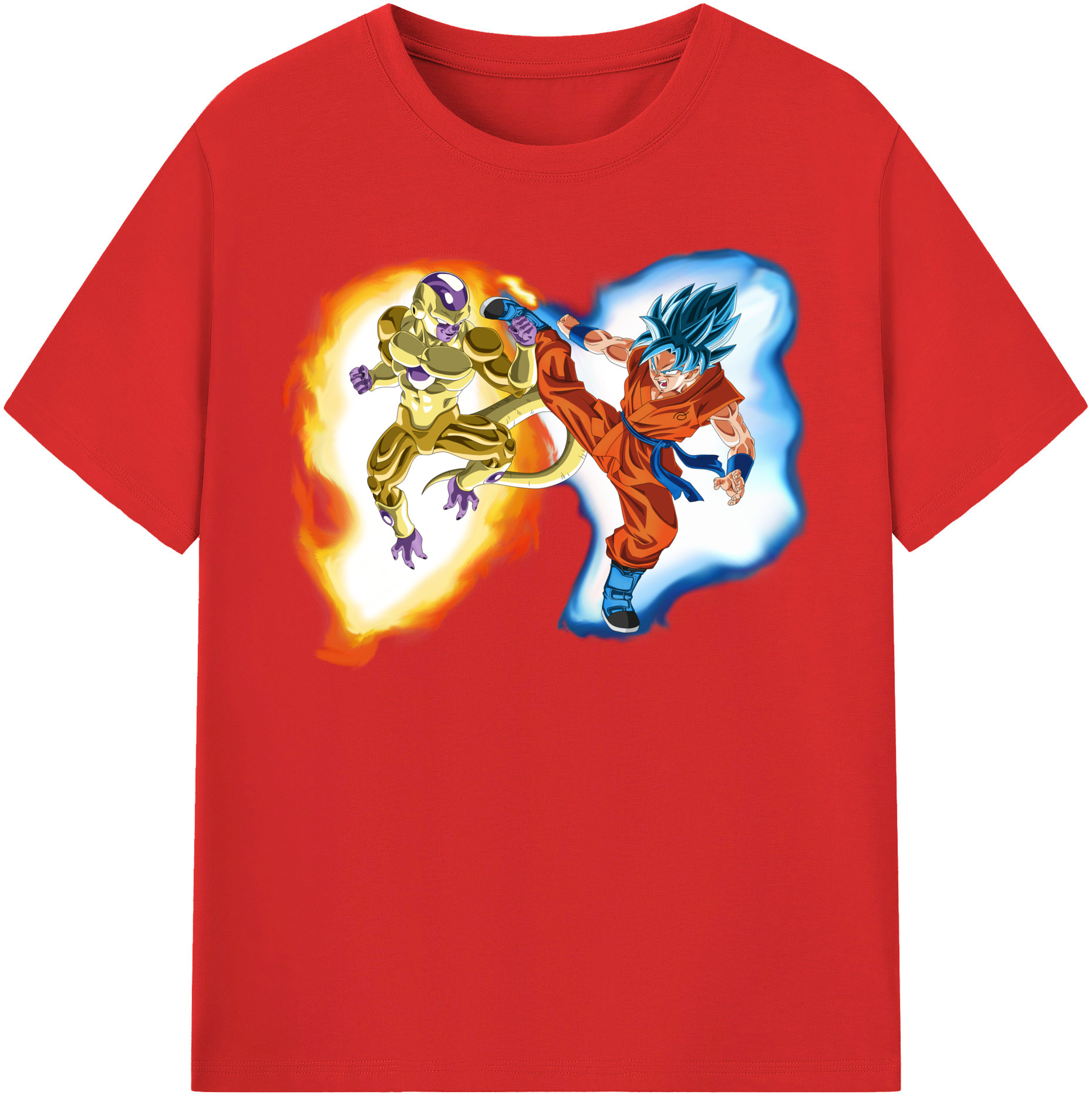 （画像用） ドラゴンボール フリーザ DRAGON BALL Frieza レディースカジュアルプリントTシャツ（綿100％）