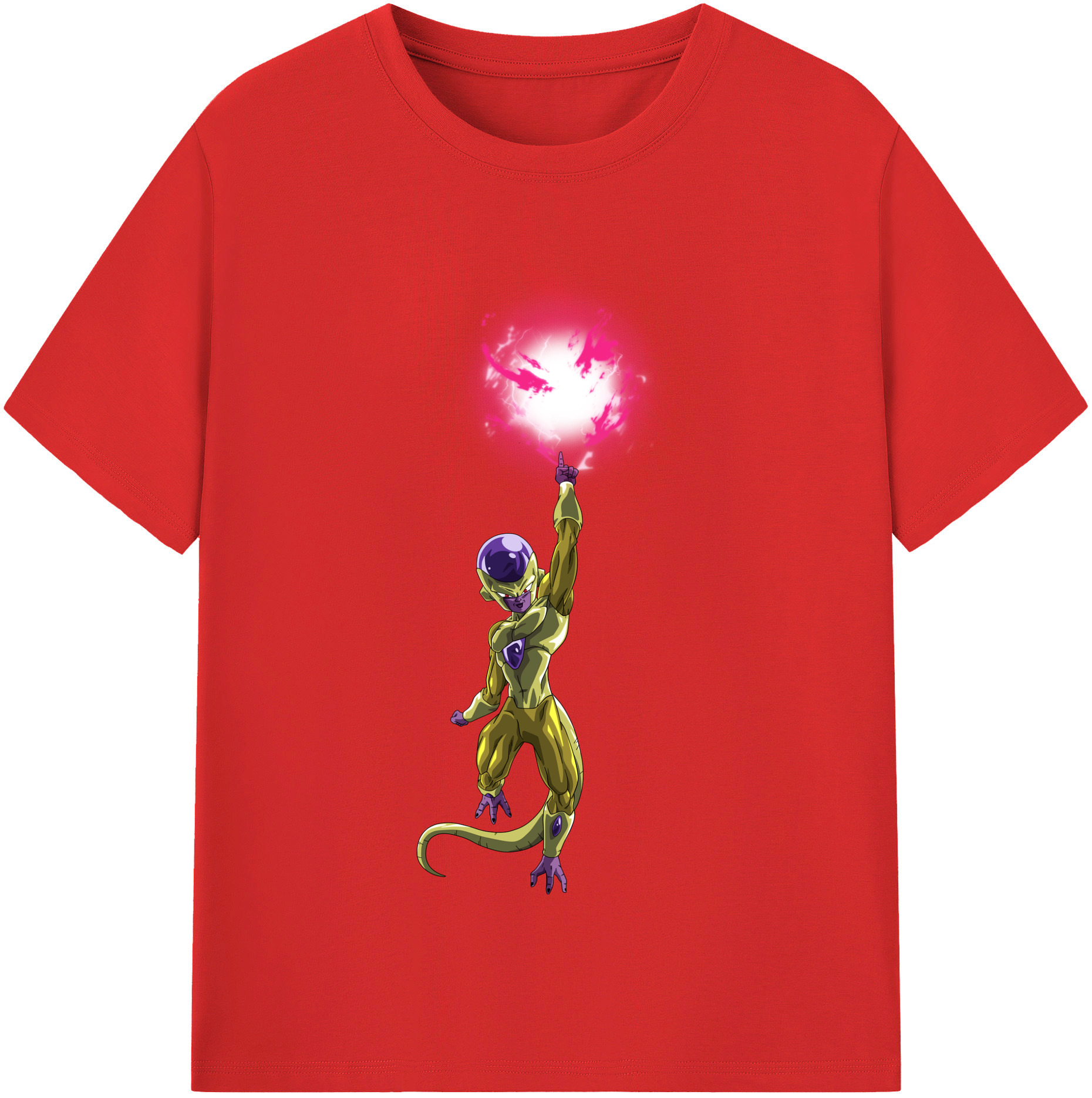 （画像用） ドラゴンボール フリーザ DRAGON BALL Frieza レディースカジュアルプリントTシャツ（綿100％）