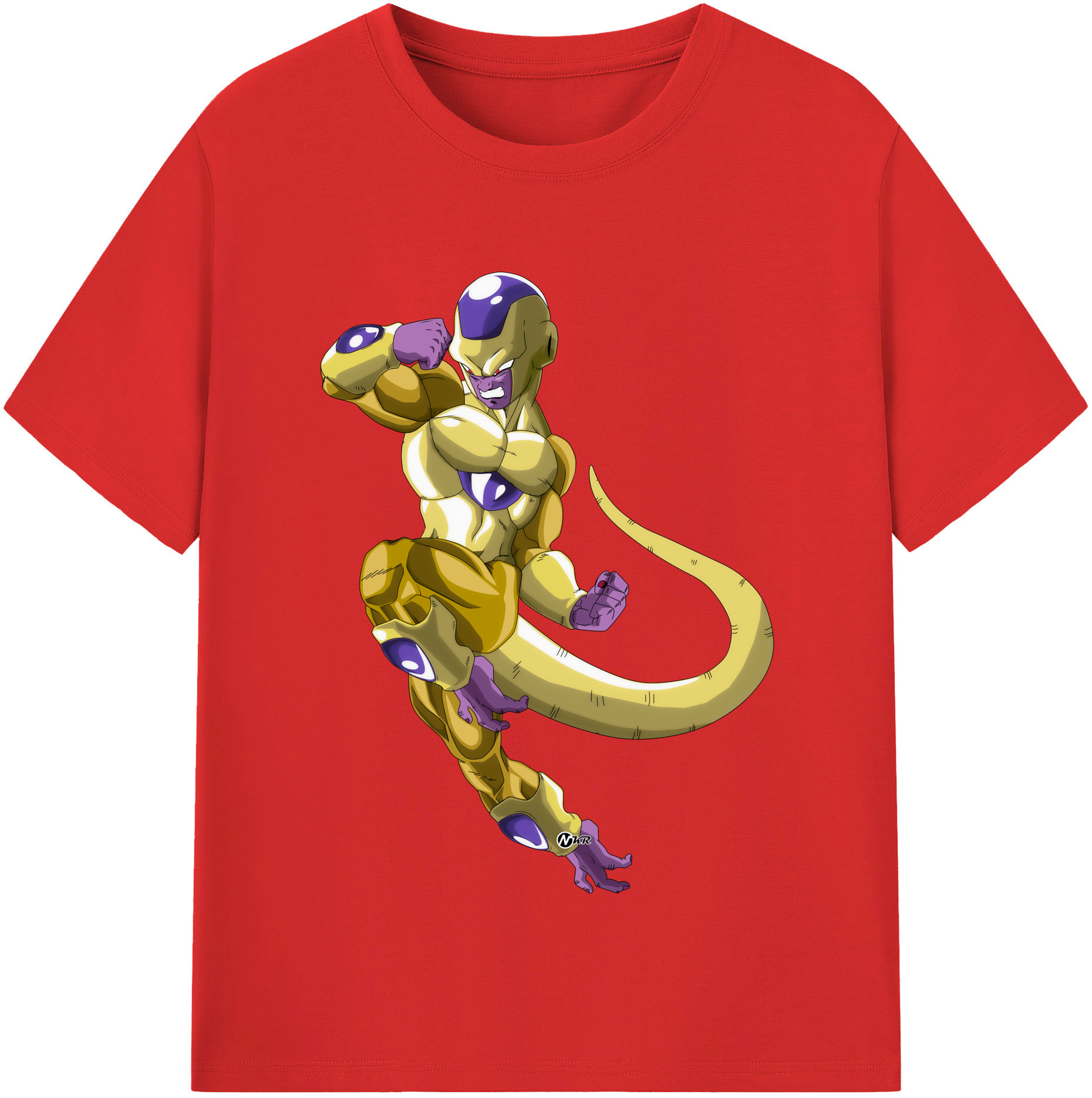 （画像用） ドラゴンボール フリーザ DRAGON BALL Frieza レディースカジュアルプリントTシャツ（綿100％）