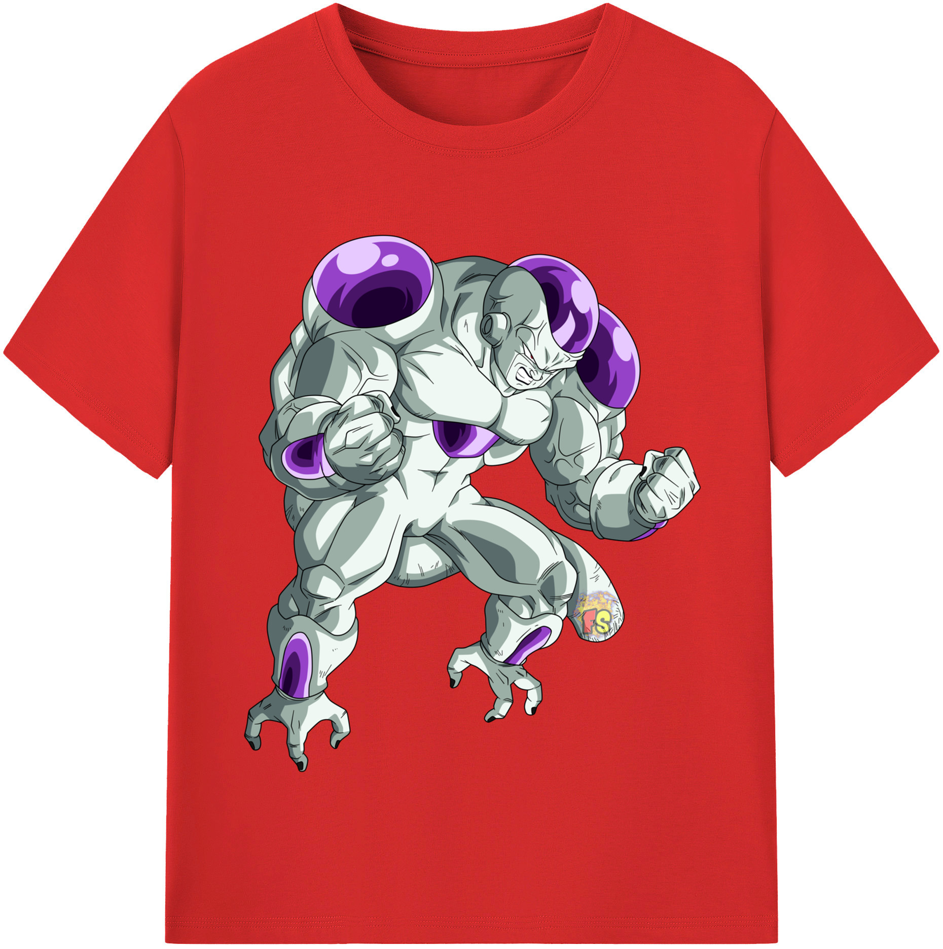 （画像用） ドラゴンボール フリーザ DRAGON BALL Frieza レディースカジュアルプリントTシャツ（綿100％）