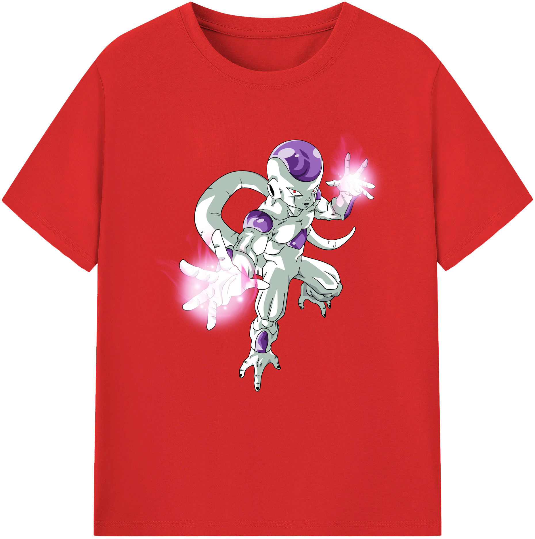 （画像用） ドラゴンボール フリーザ DRAGON BALL Frieza レディースカジュアルプリントTシャツ（綿100％）