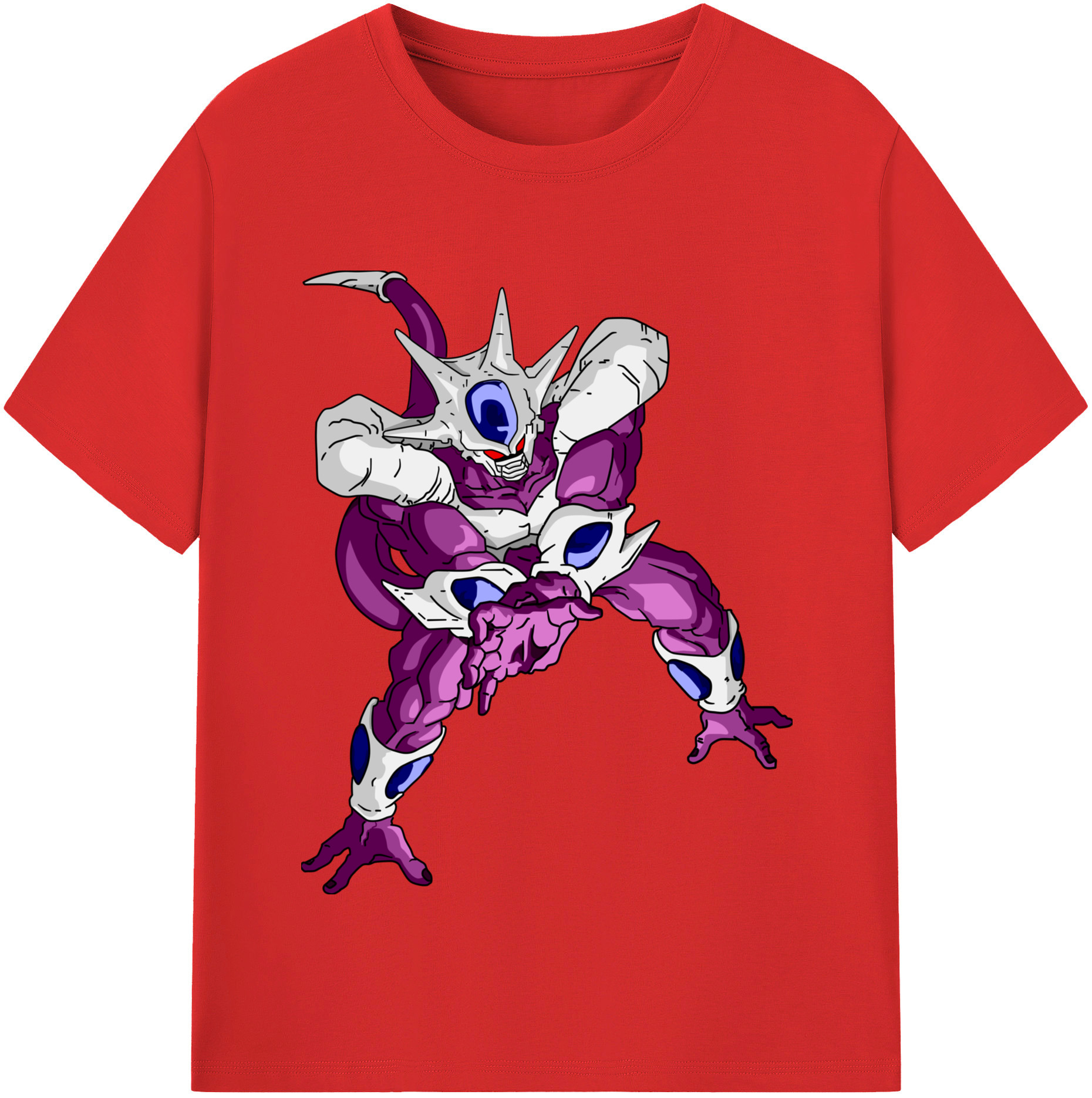（画像用） ドラゴンボール クウラ DRAGON BALL Cooler Coora レディースカジュアルプリントTシャツ（綿100％）