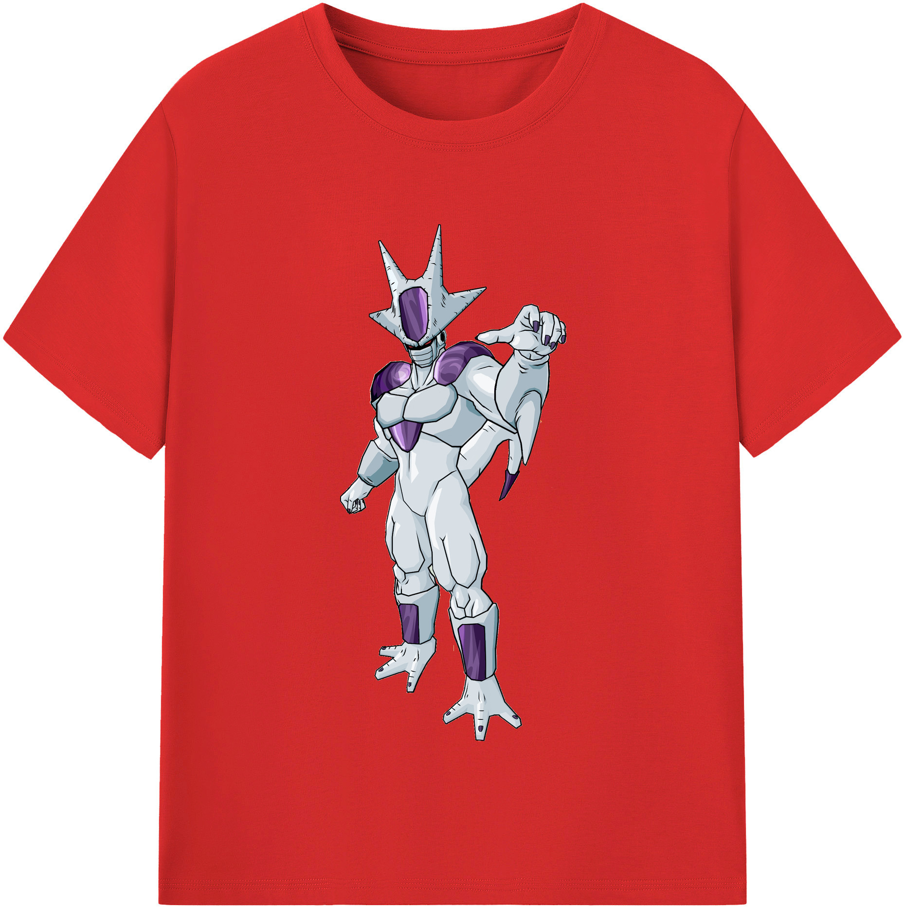 （画像用） ドラゴンボール クウラ DRAGON BALL Cooler Coora レディースカジュアルプリントTシャツ（綿100％）