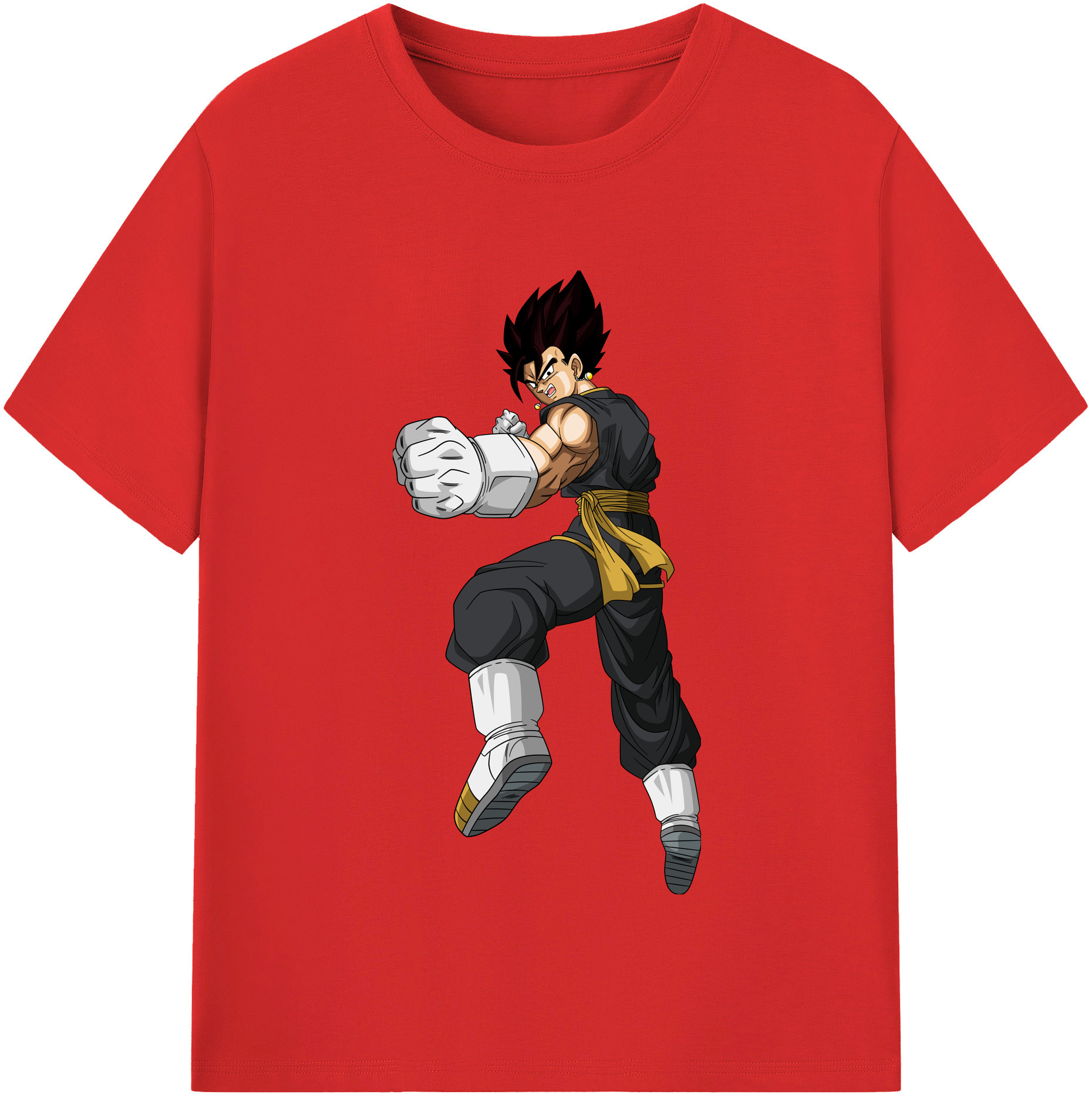 （画像用） ドラゴンボール ベジット DRAGON BALL Vegetto レディースカジュアルプリントTシャツ（綿100％）