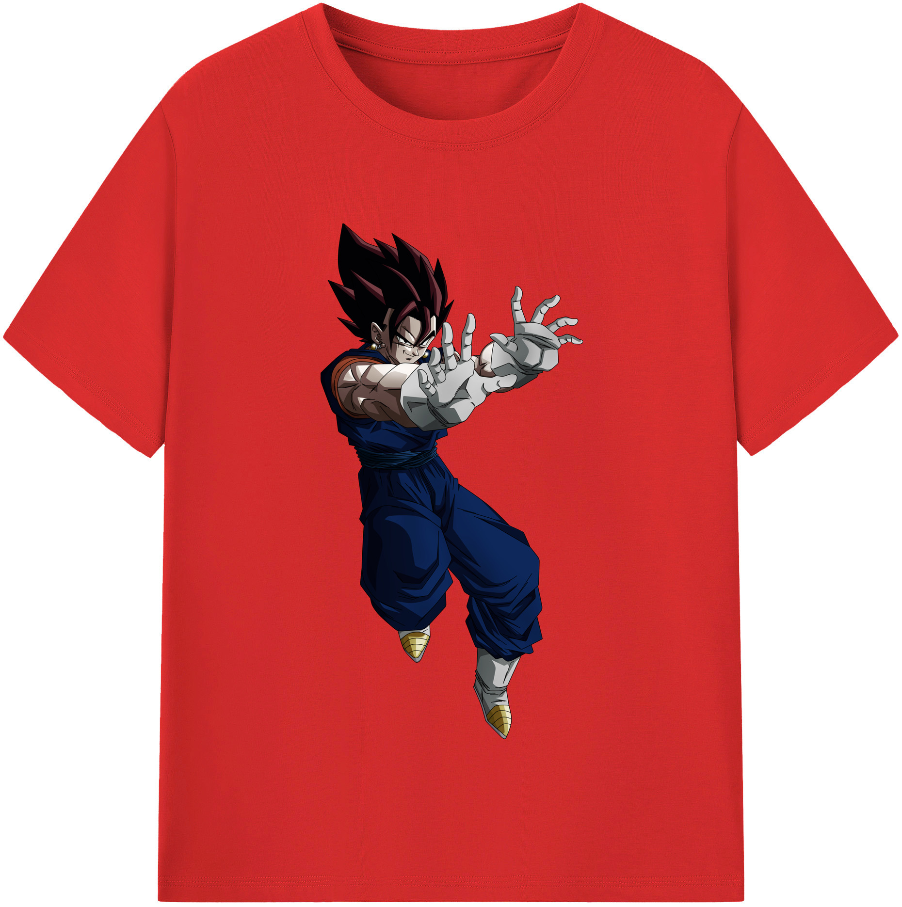 （画像用） ドラゴンボール ベジット DRAGON BALL Vegetto レディースカジュアルプリントTシャツ（綿100％）
