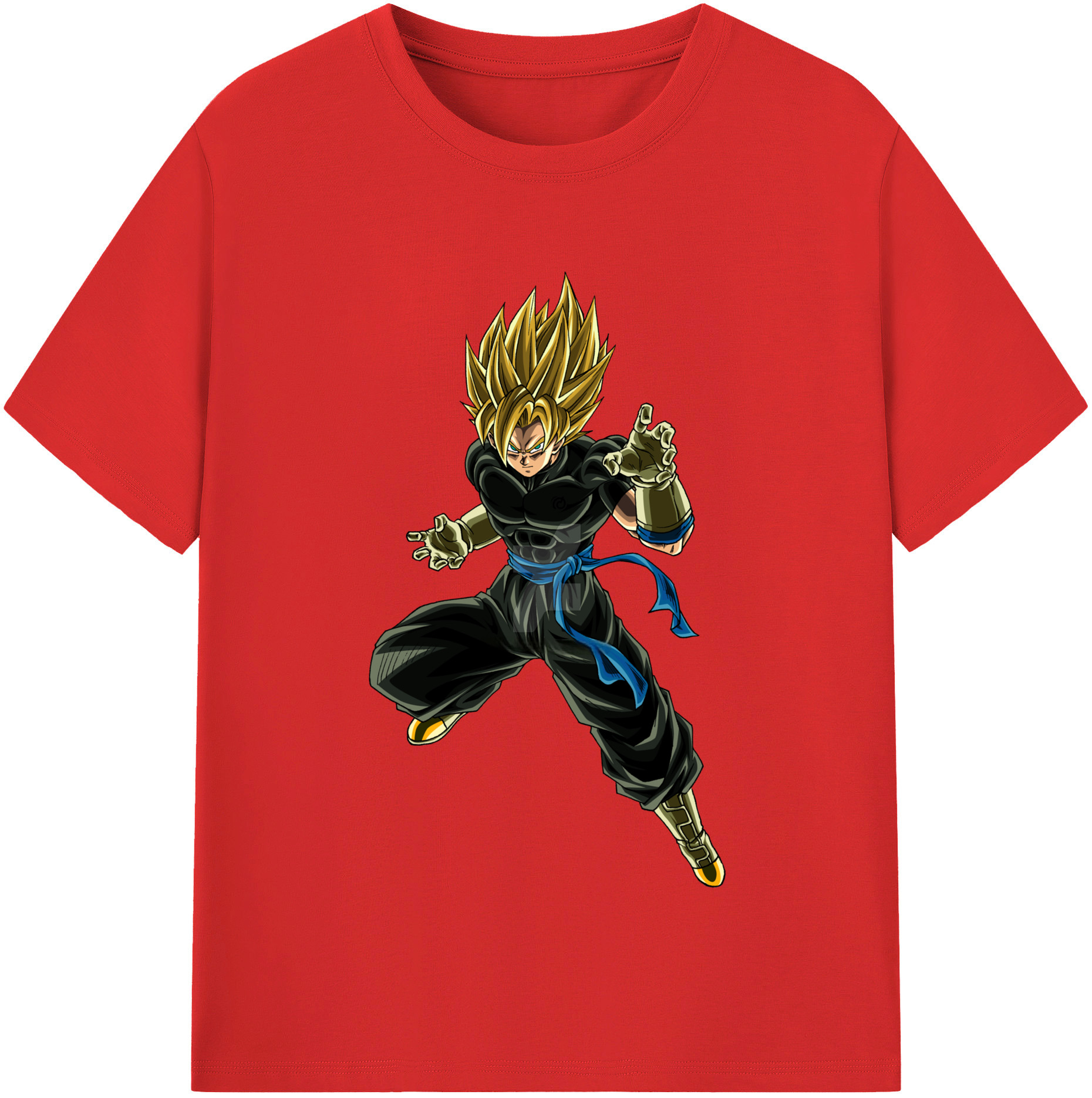 （画像用） ドラゴンボール ベジット DRAGON BALL Vegetto レディースカジュアルプリントTシャツ（綿100％）
