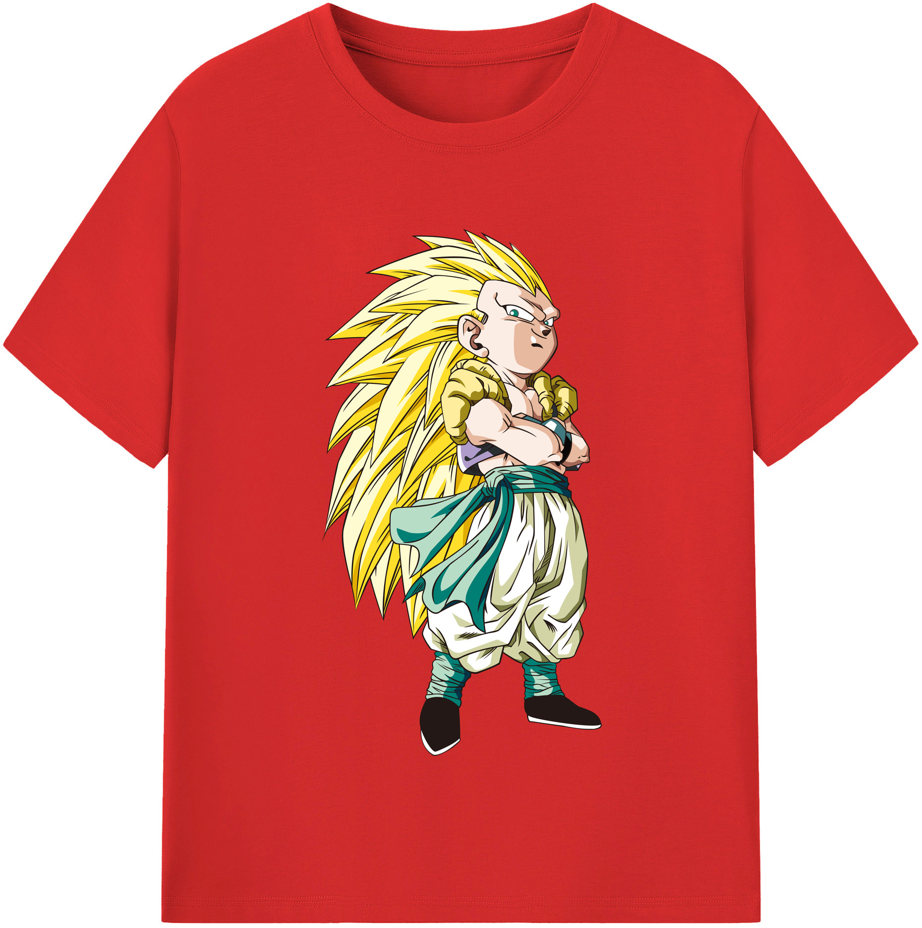 （画像用） ドラゴンボール ベジット DRAGON BALL Vegetto レディースカジュアルプリントTシャツ（綿100％）