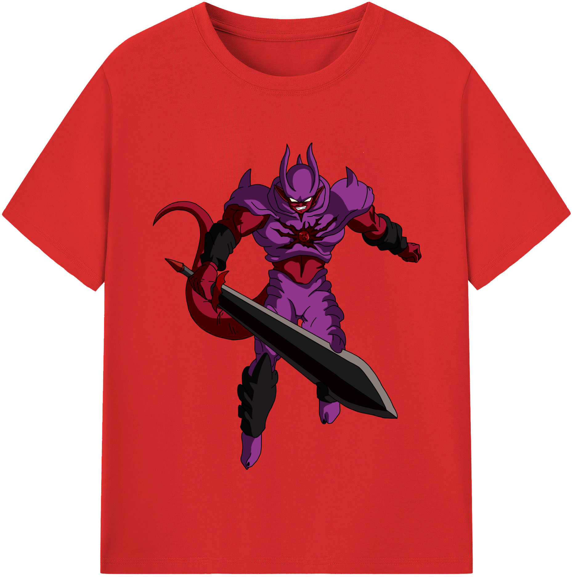 （画像用） ドラゴンボール ジャネンバ DRAGON BALL Janemba レディースカジュアルプリントTシャツ（綿100％）