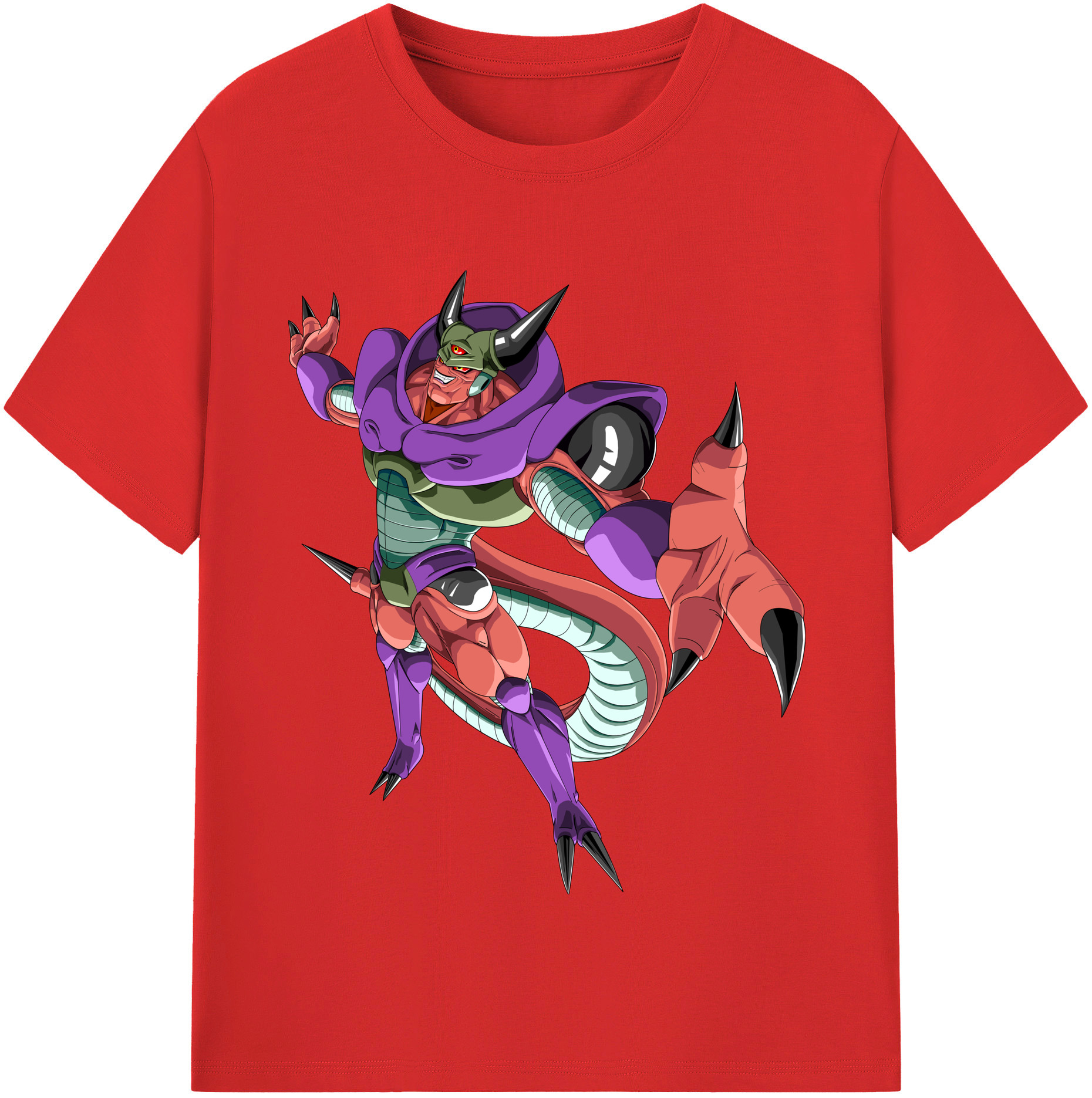 （画像用） ドラゴンボール ジャネンバ DRAGON BALL Janemba レディースカジュアルプリントTシャツ（綿100％）