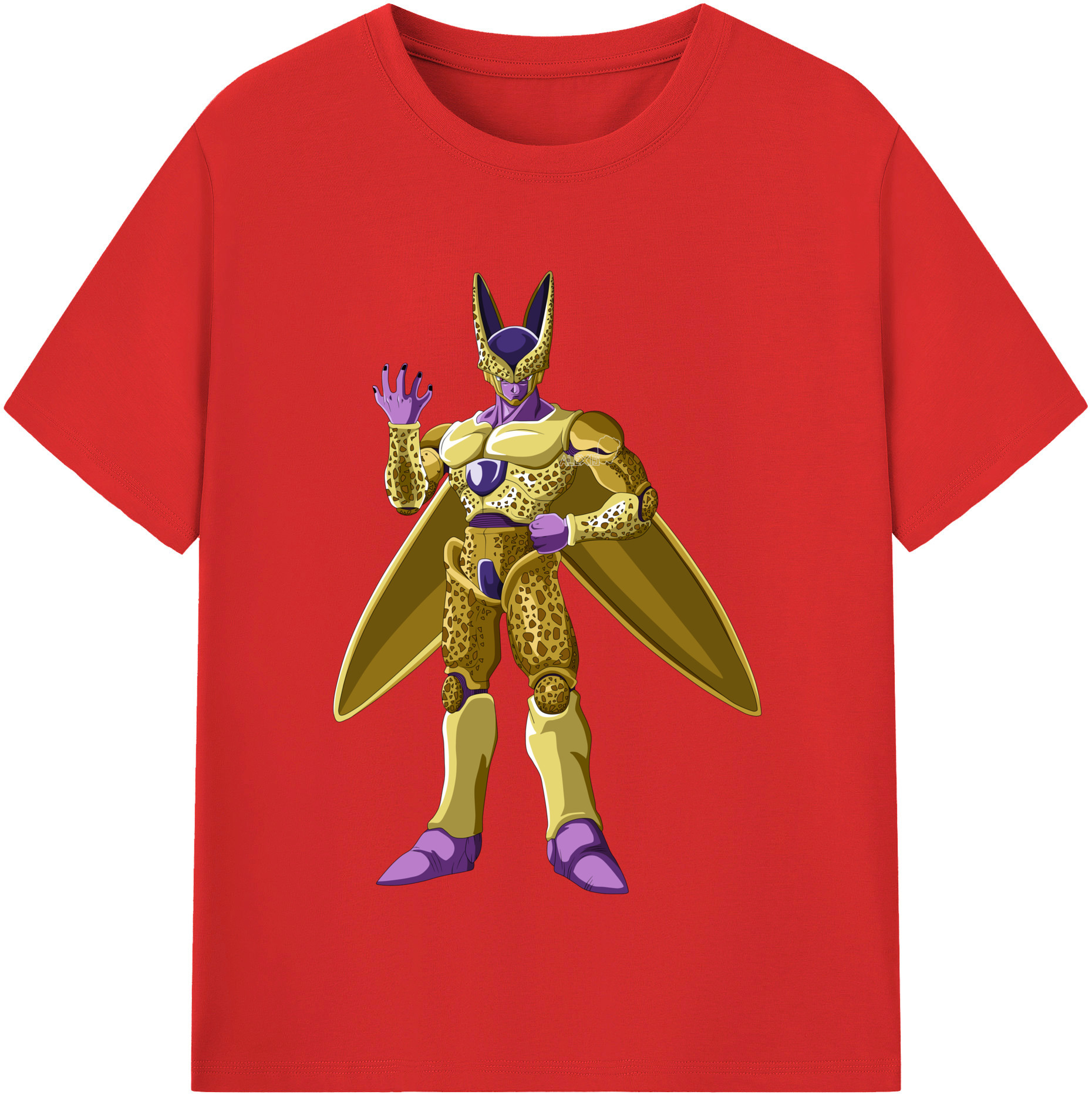 （画像用） ドラゴンボール セル DRAGON BALL Cell レディースカジュアルプリントTシャツ（綿100％）