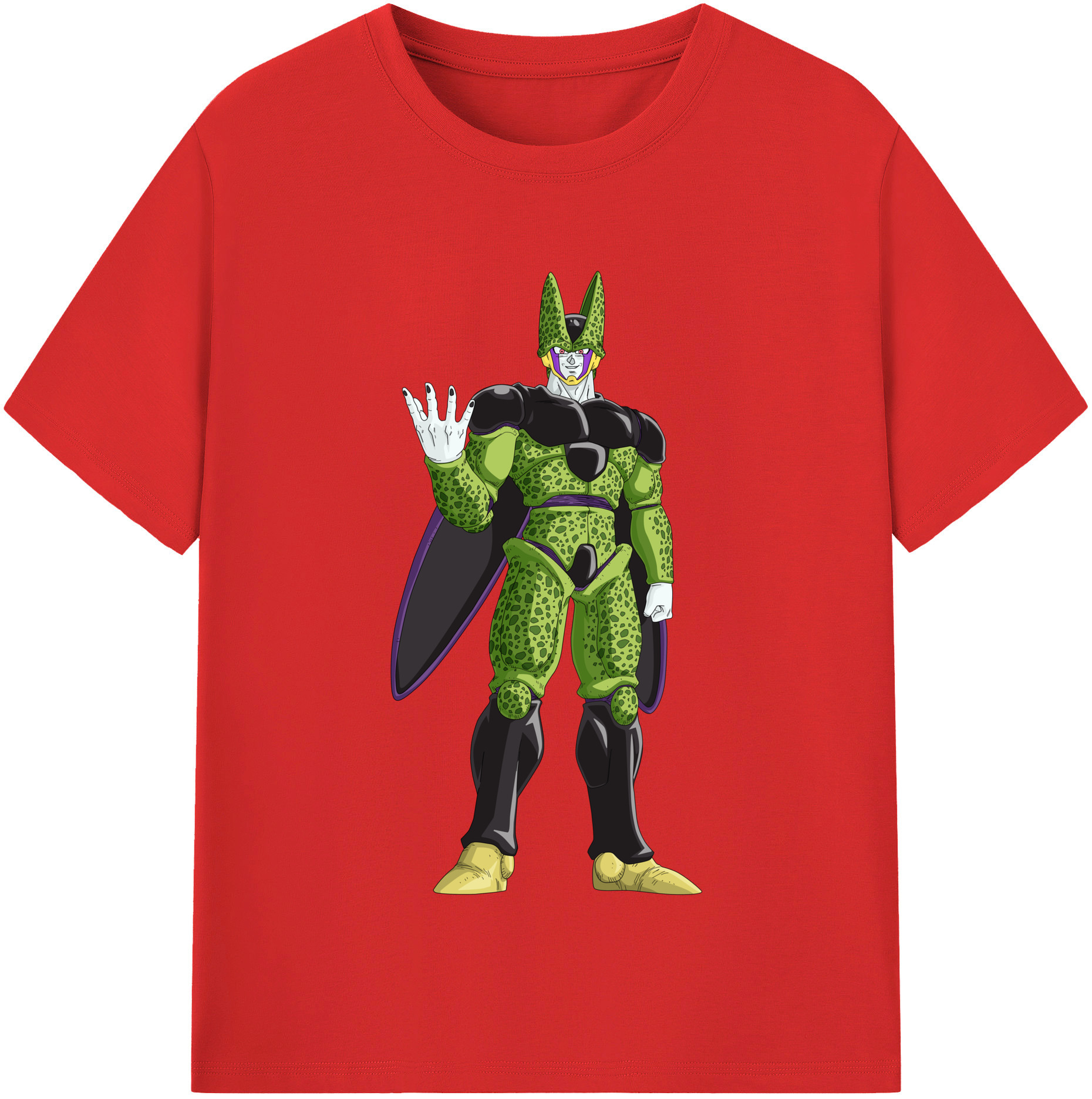 （画像用） ドラゴンボール セル DRAGON BALL Cell レディースカジュアルプリントTシャツ（綿100％）