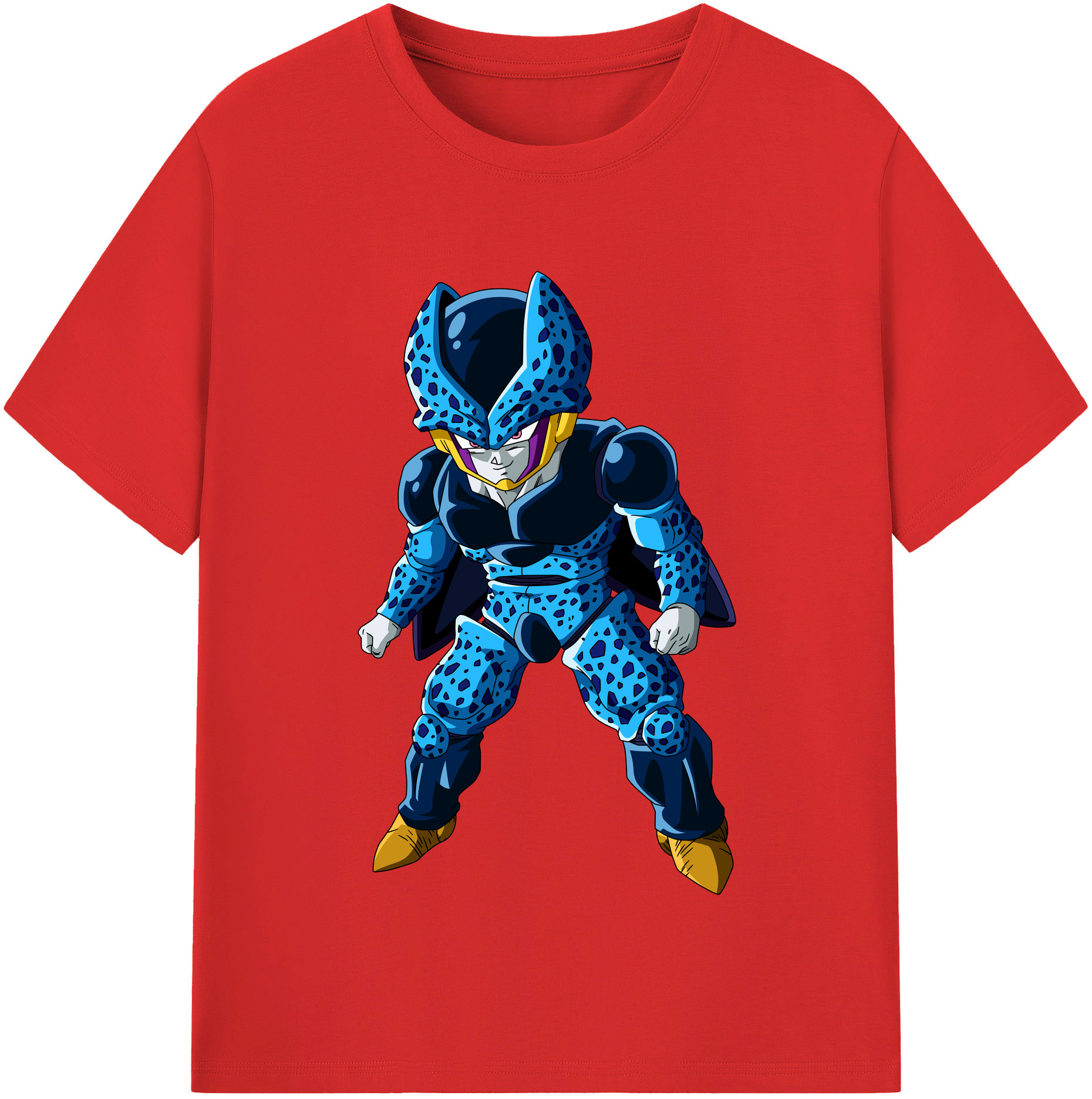 （画像用） ドラゴンボール セル DRAGON BALL Cell レディースカジュアルプリントTシャツ（綿100％）