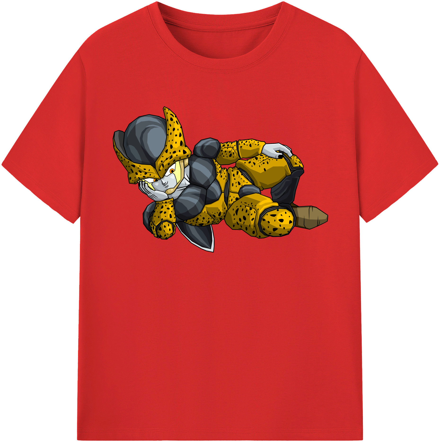 （画像用） ドラゴンボール セル DRAGON BALL Cell レディースカジュアルプリントTシャツ（綿100％）