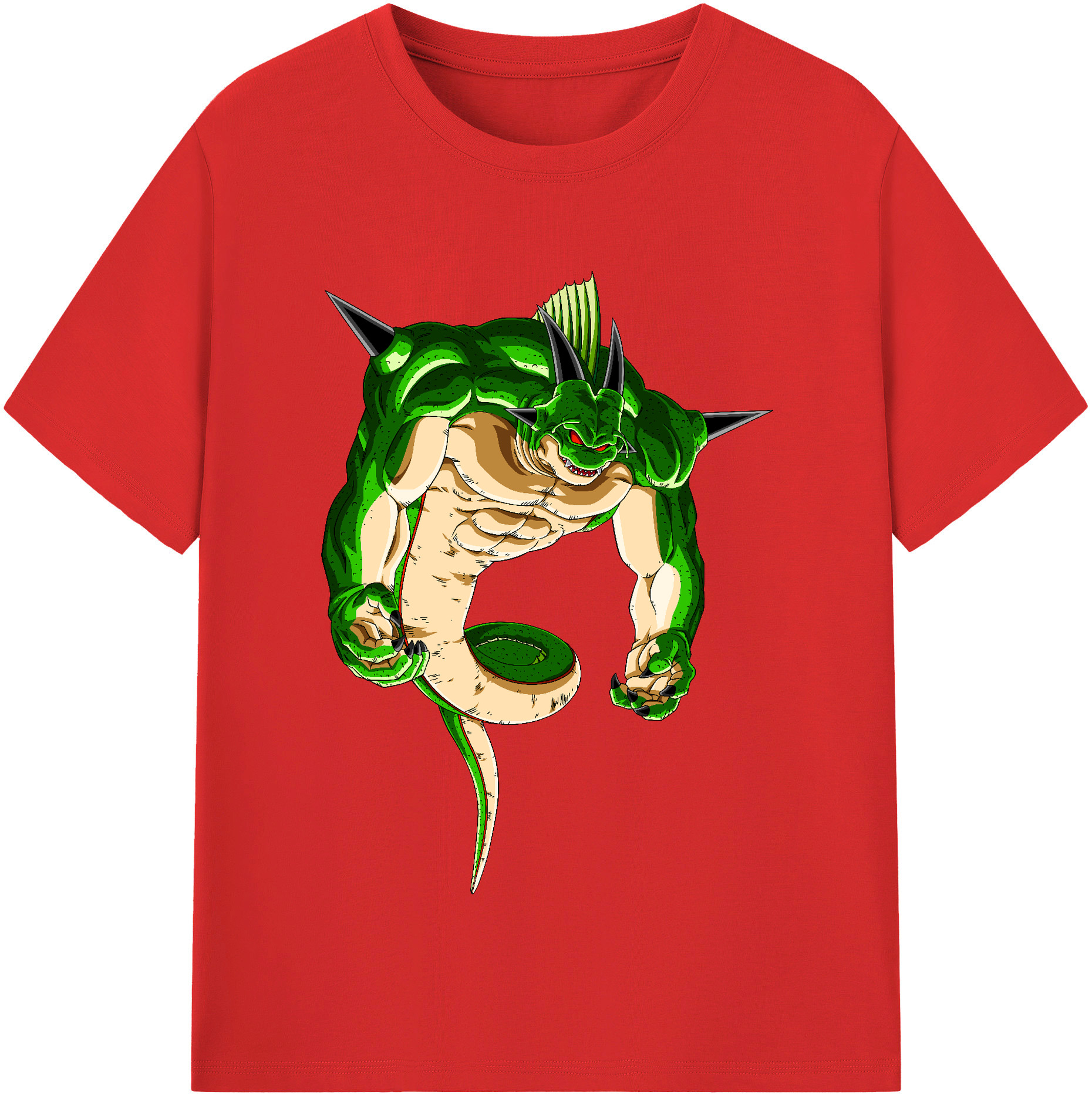 （画像用） ドラゴンボール 神龍 シェンロン DRAGON BALL Shenron レディースカジュアルプリントTシャツ（綿100％）