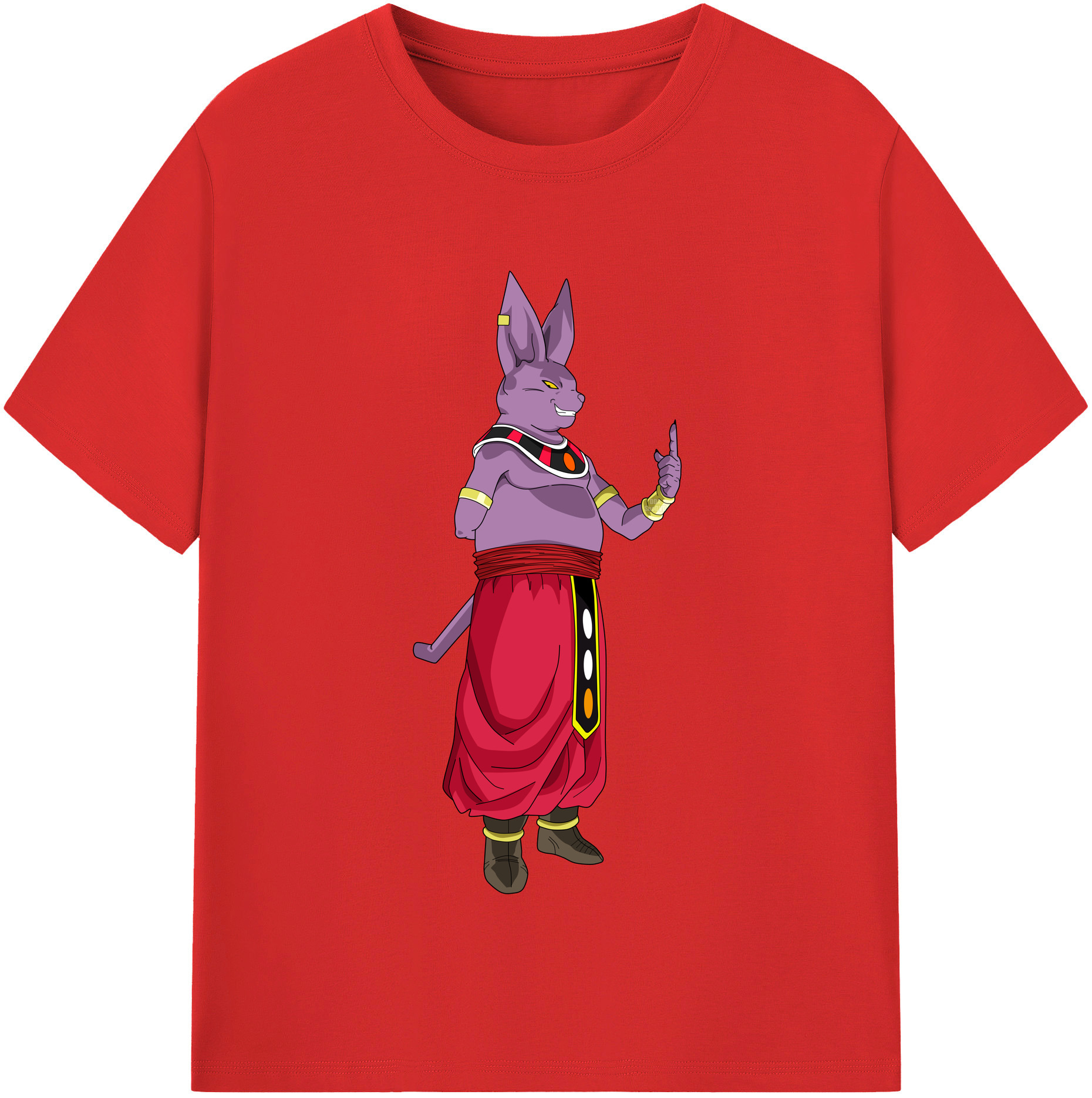 （画像用） ドラゴンボール シャンパ DRAGON BALL Champa レディースカジュアルプリントTシャツ（綿100％）
