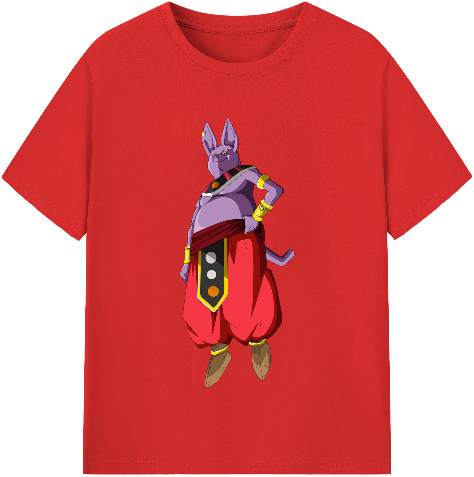 （画像用） ドラゴンボール シャンパ DRAGON BALL Champa レディースカジュアルプリントTシャツ（綿100％）