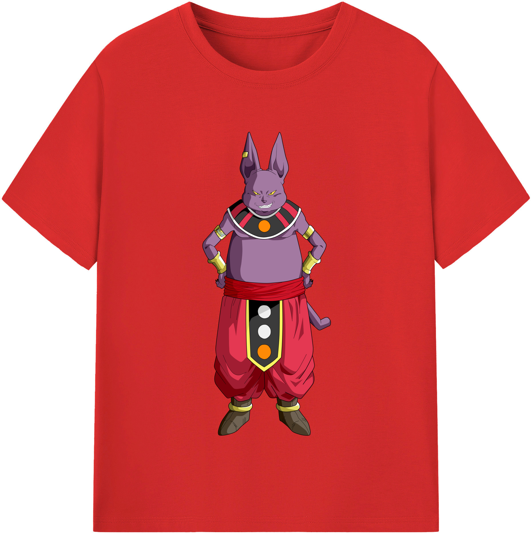 （画像用） ドラゴンボール シャンパ DRAGON BALL Champa レディースカジュアルプリントTシャツ（綿100％）