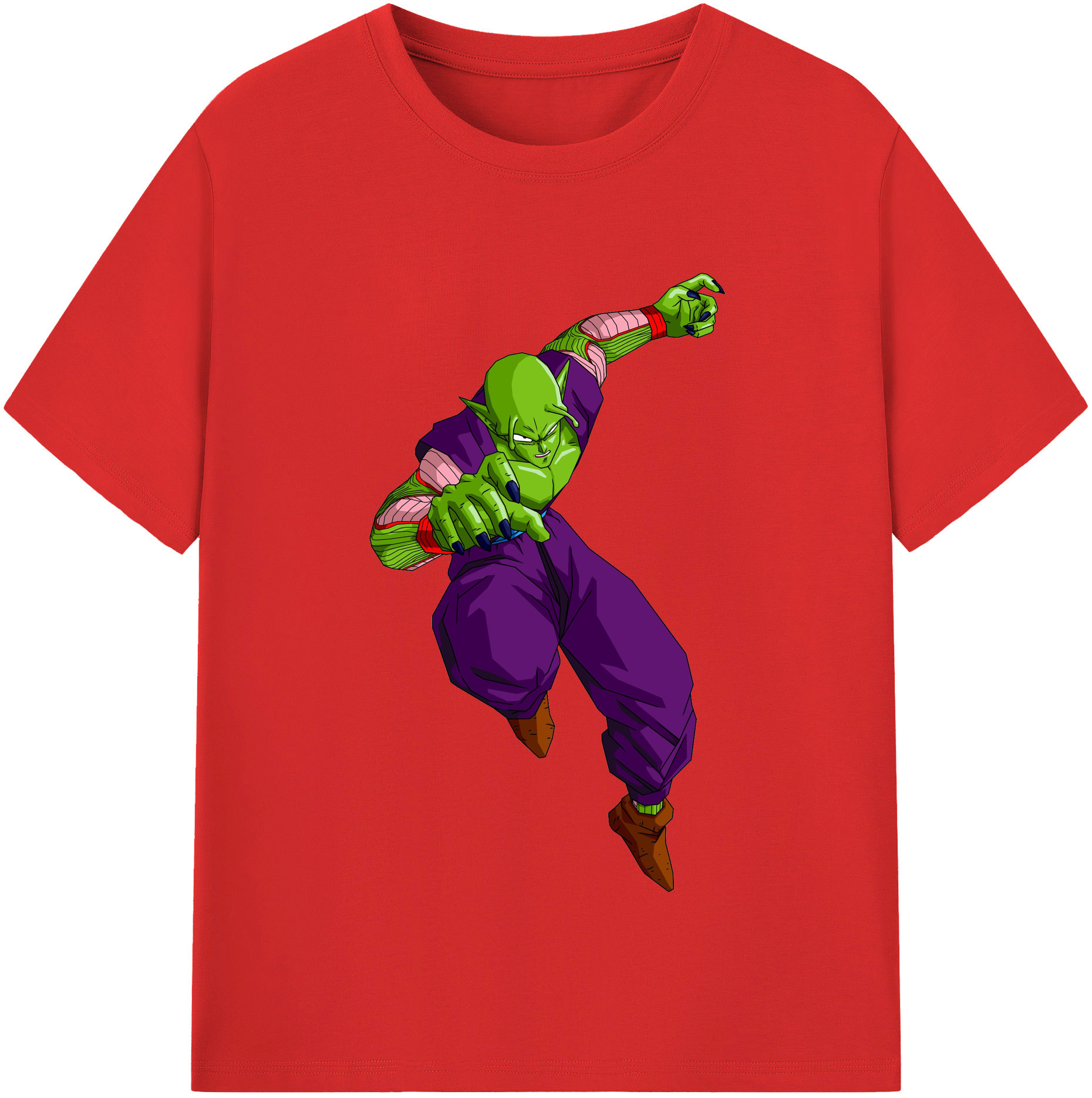 （画像用） ドラゴンボール ピッコロ DRAGON BALL Piccolo レディースカジュアルプリントTシャツ（綿100％）