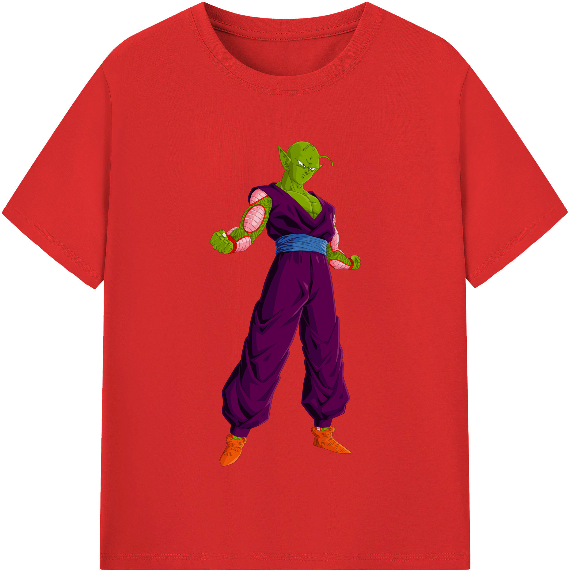 （画像用） ドラゴンボール ピッコロ DRAGON BALL Piccolo レディースカジュアルプリントTシャツ（綿100％）