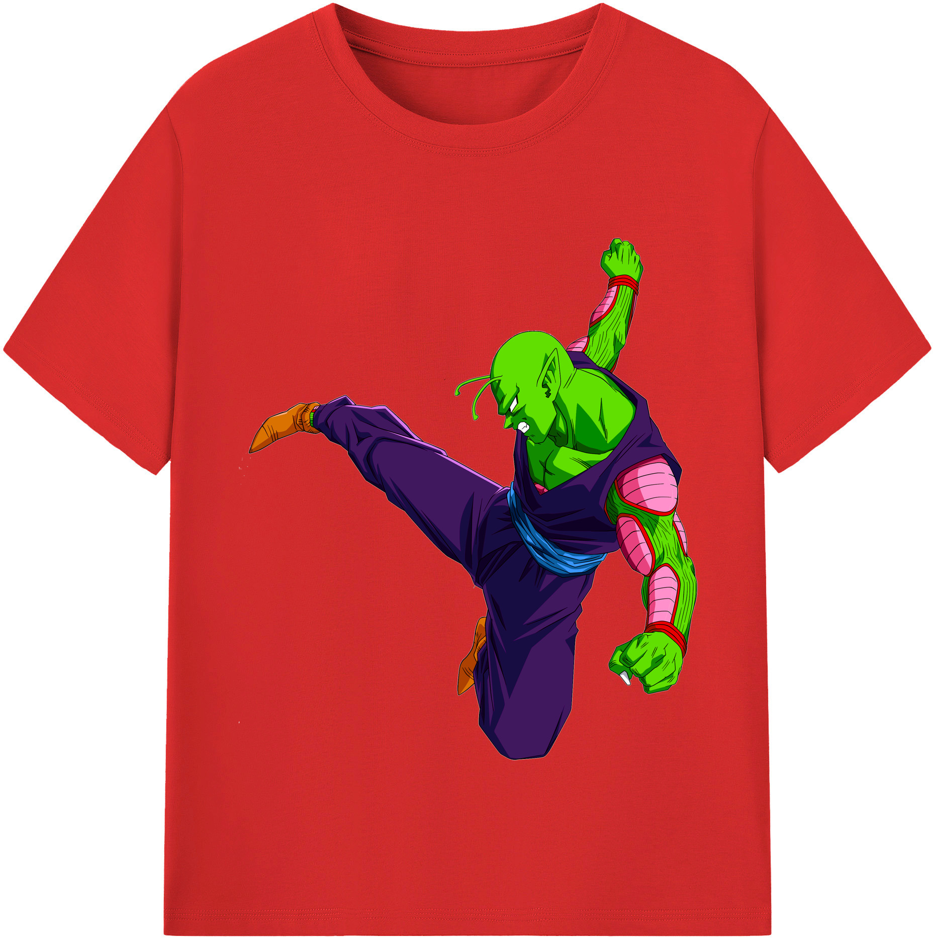 （画像用） ドラゴンボール ピッコロ DRAGON BALL Piccolo レディースカジュアルプリントTシャツ（綿100％）