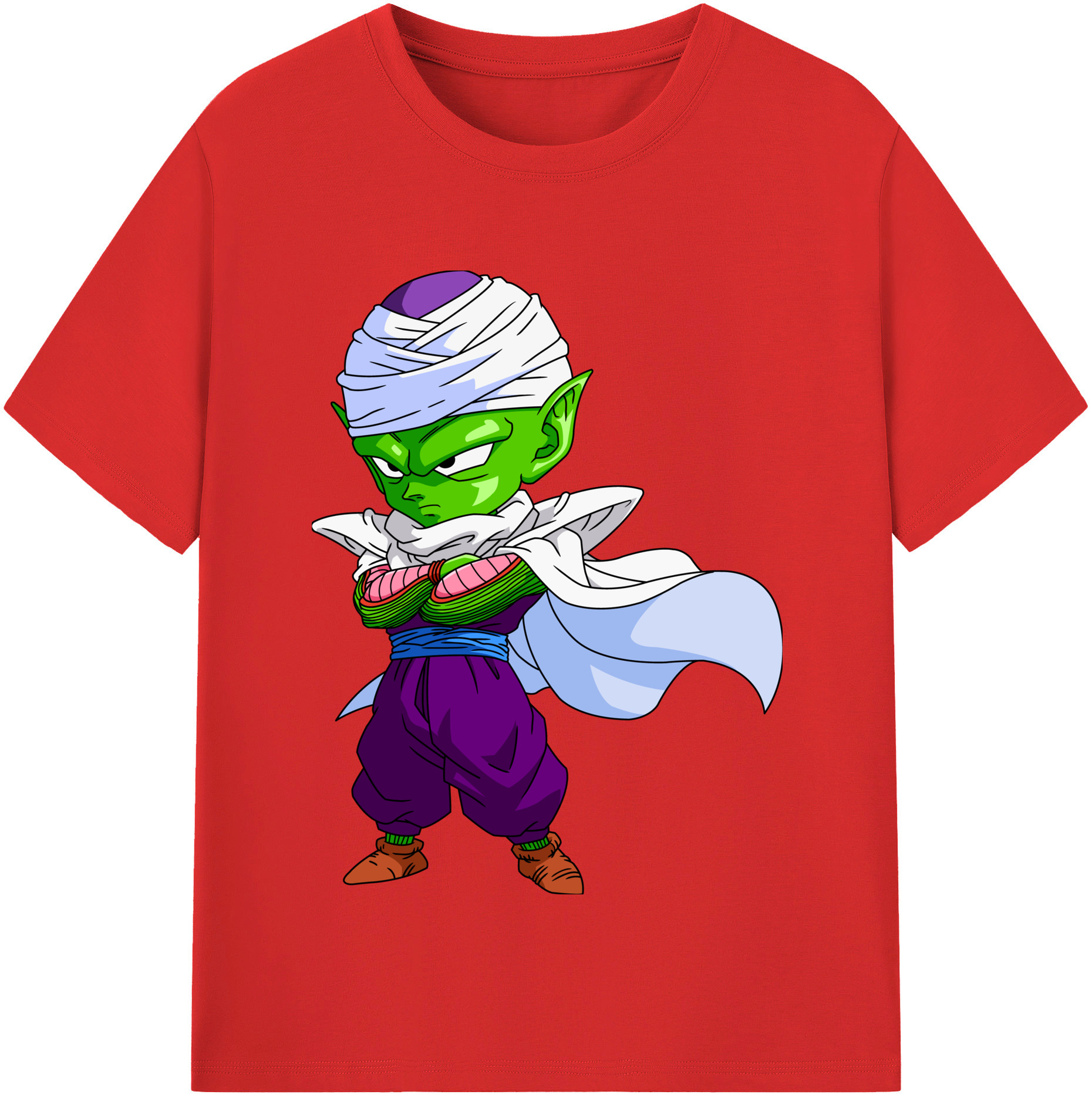 （画像用） ドラゴンボール ピッコロ DRAGON BALL Piccolo レディースカジュアルプリントTシャツ（綿100％）