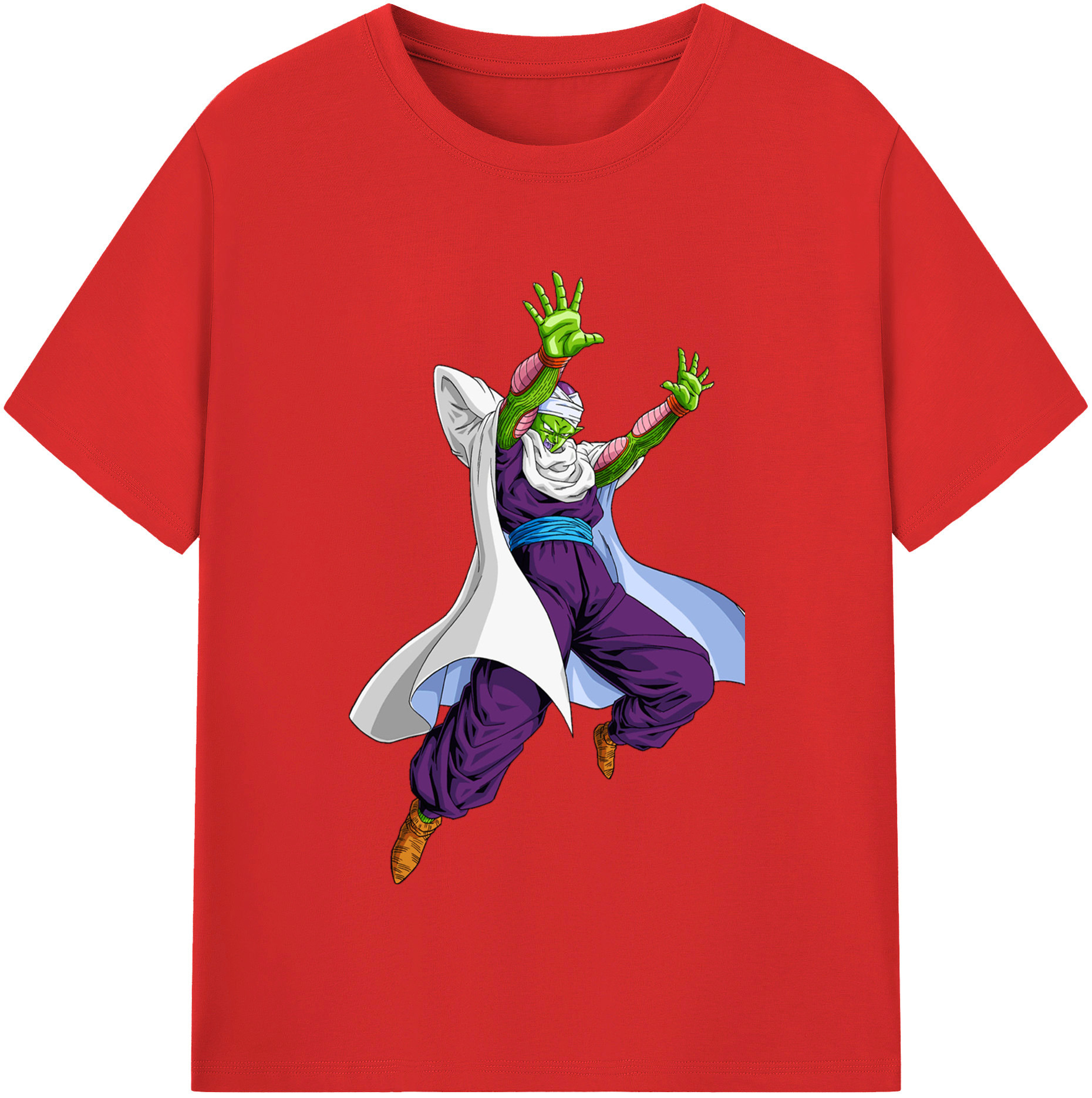 （画像用） ドラゴンボール ピッコロ DRAGON BALL Piccolo レディースカジュアルプリントTシャツ（綿100％）