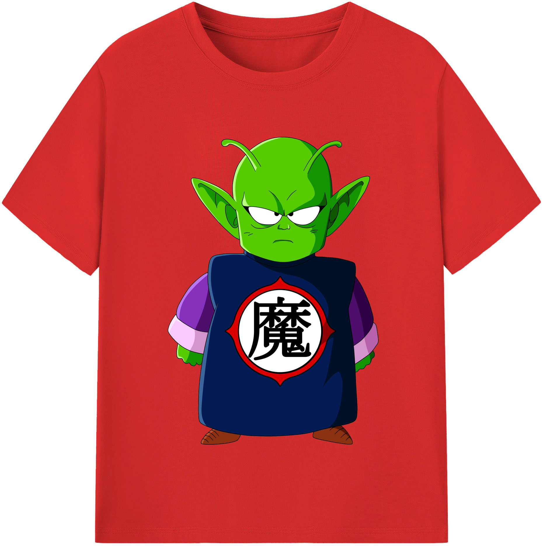 （画像用） ドラゴンボール ピッコロ DRAGON BALL Piccolo レディースカジュアルプリントTシャツ（綿100％）