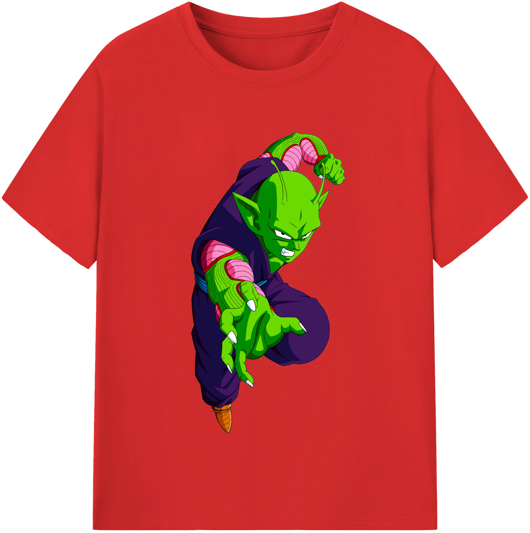 （画像用） ドラゴンボール ピッコロ DRAGON BALL Piccolo レディースカジュアルプリントTシャツ（綿100％）