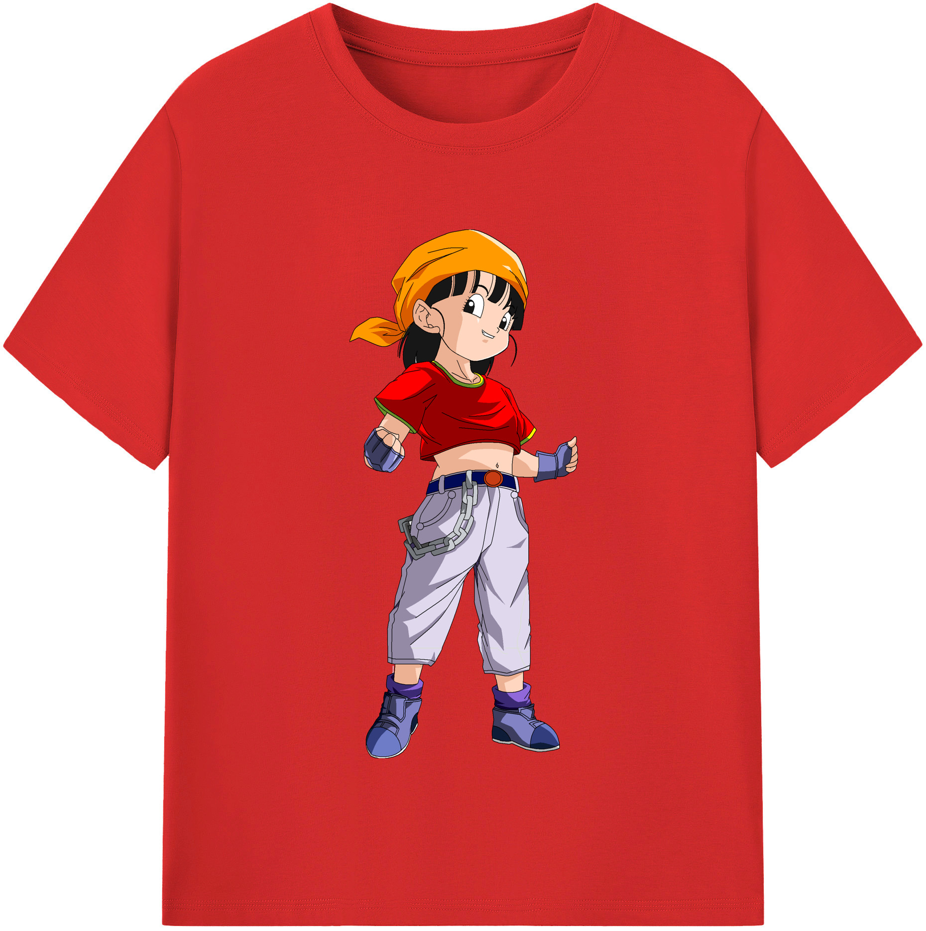 （画像用） ドラゴンボール パン DRAGON BALL Pan レディースカジュアルプリントTシャツ（綿100％）