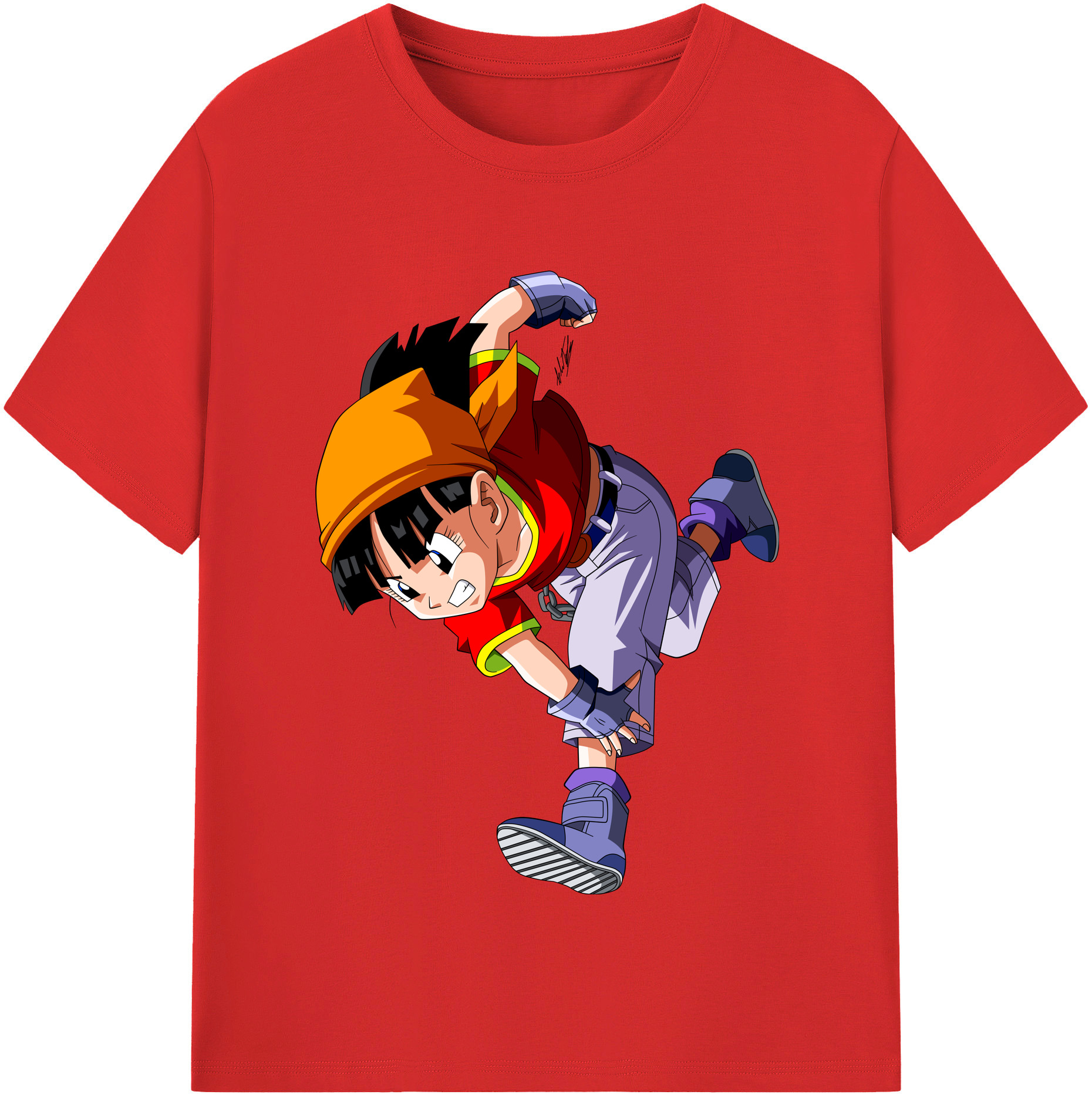 （画像用） ドラゴンボール パン DRAGON BALL Pan レディースカジュアルプリントTシャツ（綿100％）