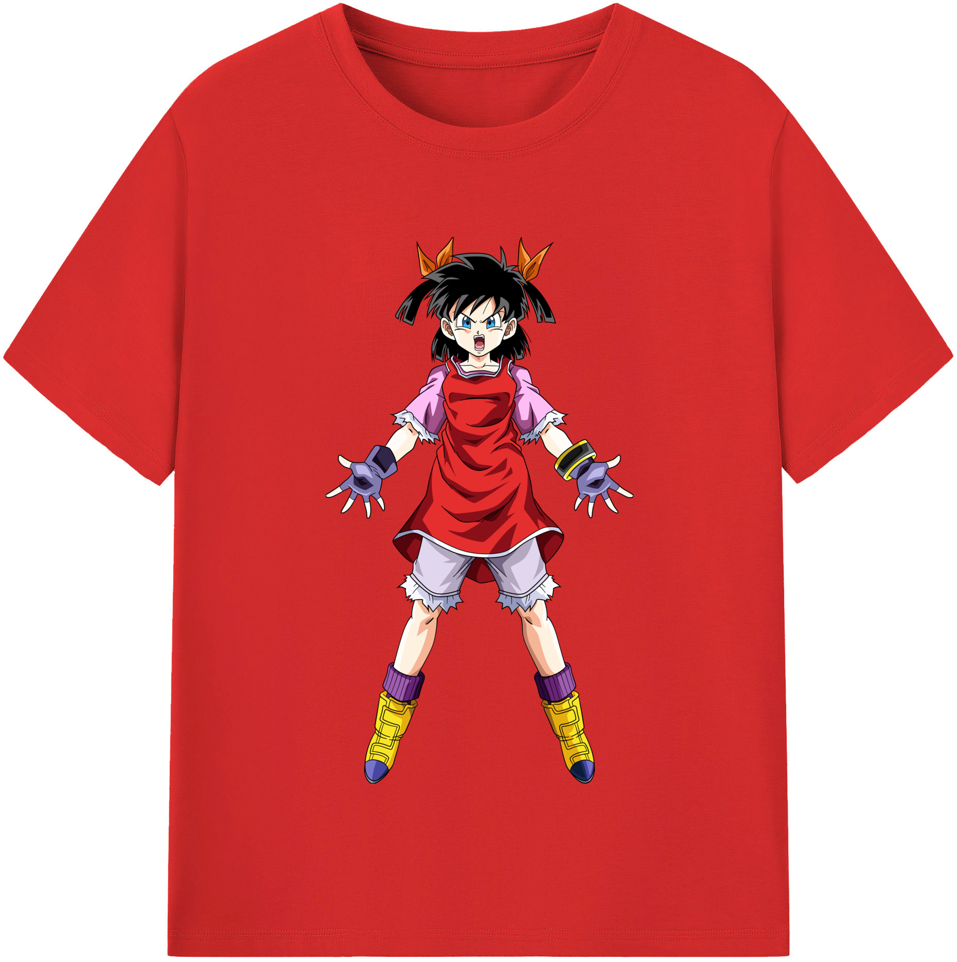 （画像用） ドラゴンボール パン DRAGON BALL Pan レディースカジュアルプリントTシャツ（綿100％）